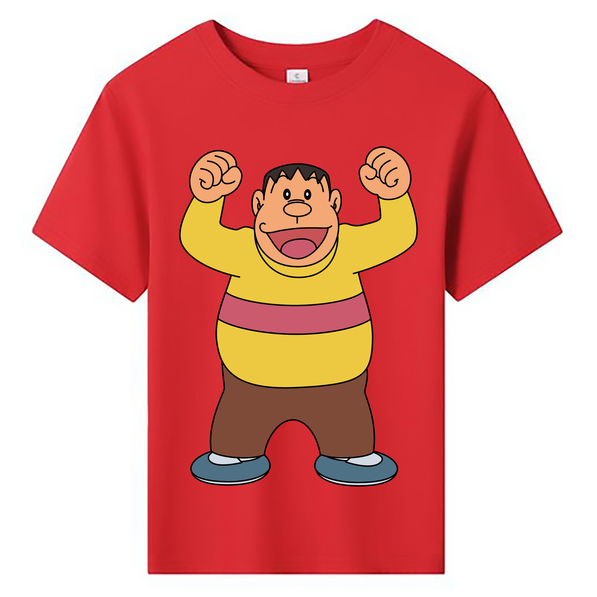 （画像用） ドラえもん 剛田武 Doraemon Gouta Takeshi 綿100％キッズTシャツ（フロントプリント）