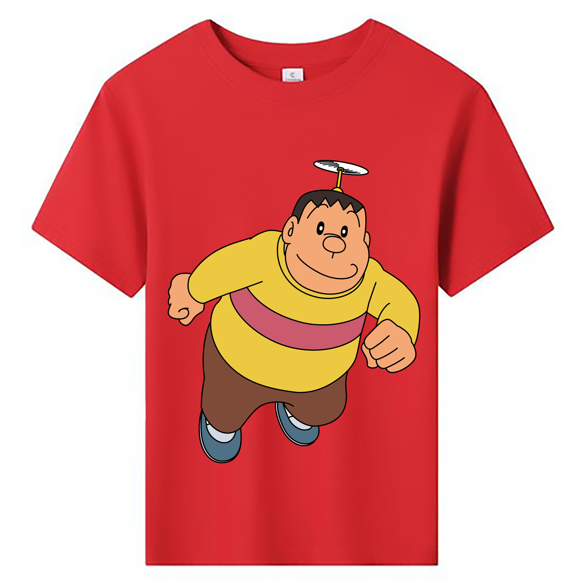 （画像用） ドラえもん 剛田武 Doraemon Gouta Takeshi 綿100％キッズTシャツ（フロントプリント）