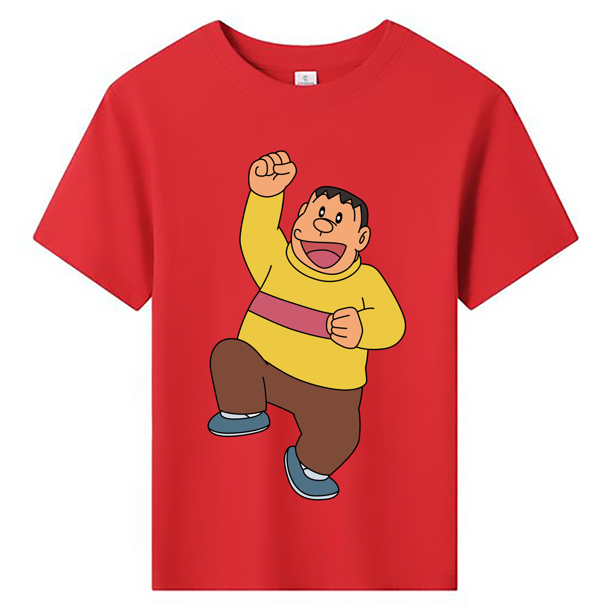 （画像用） ドラえもん 剛田武 Doraemon Gouta Takeshi 綿100％キッズTシャツ（フロントプリント）
