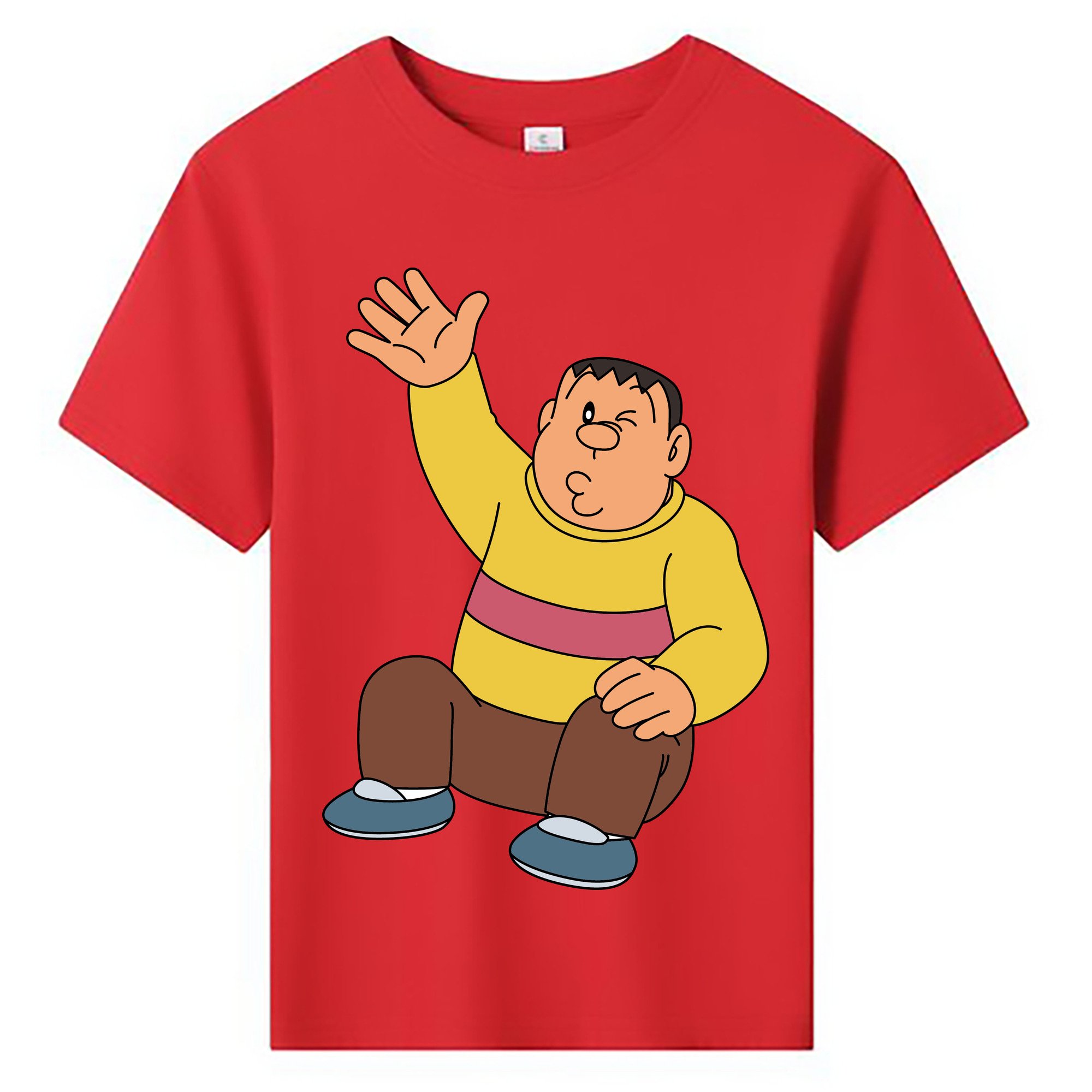 （画像用） ドラえもん 剛田武 Doraemon Gouta Takeshi 綿100％キッズTシャツ（フロントプリント）