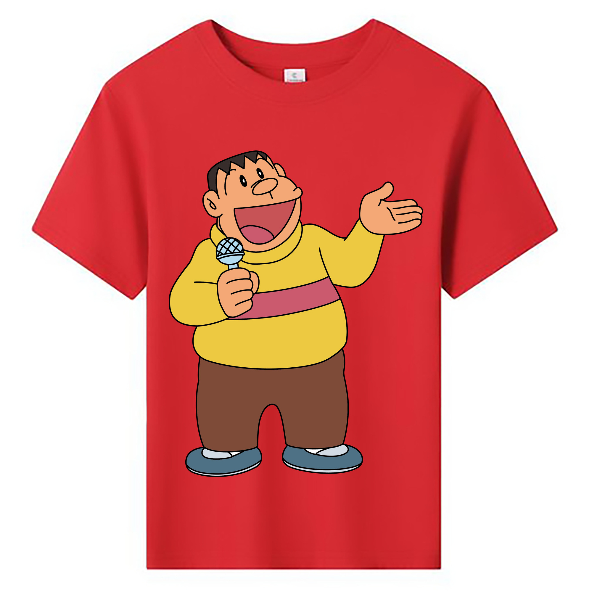 （画像用） ドラえもん 剛田武 Doraemon Gouta Takeshi 綿100％キッズTシャツ（フロントプリント）