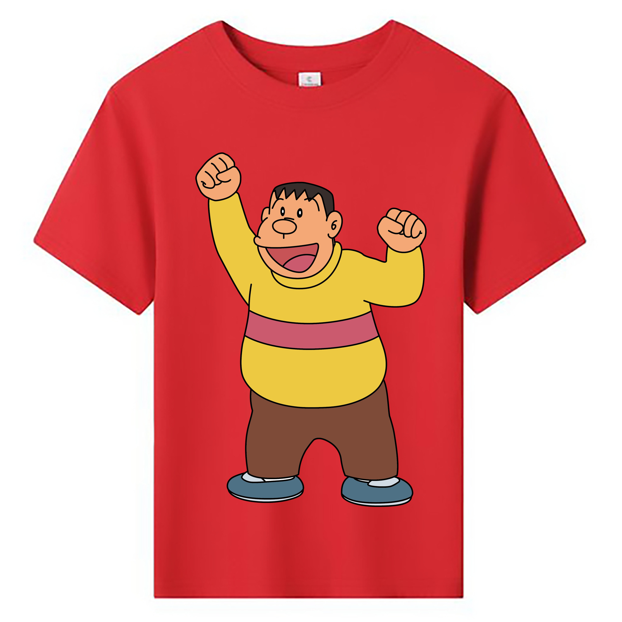 （画像用） ドラえもん 剛田武 Doraemon Gouta Takeshi 綿100％キッズTシャツ（フロントプリント）