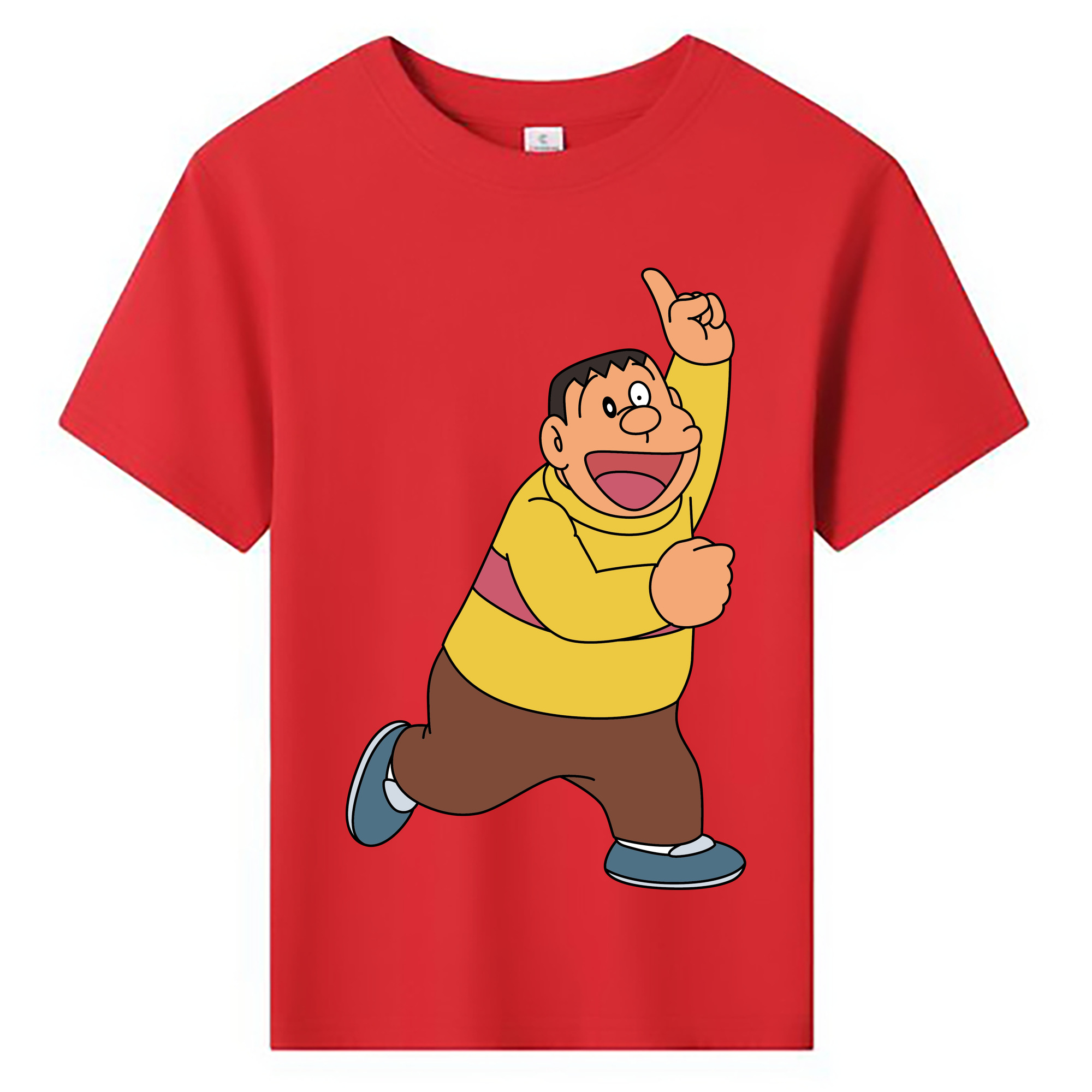 （画像用） ドラえもん 剛田武 Doraemon Gouta Takeshi 綿100％キッズTシャツ（フロントプリント）