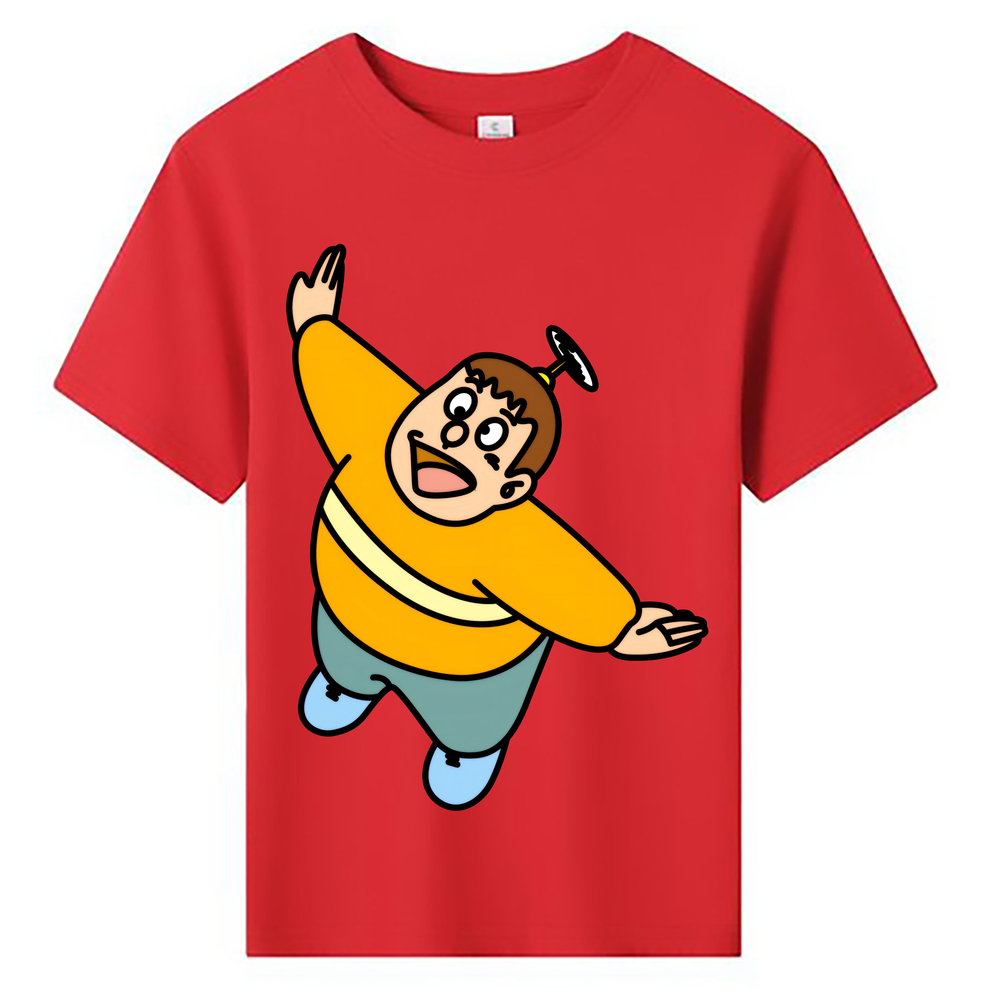 （画像用） ドラえもん 剛田武 Doraemon Gouta Takeshi 綿100％キッズTシャツ（フロントプリント）