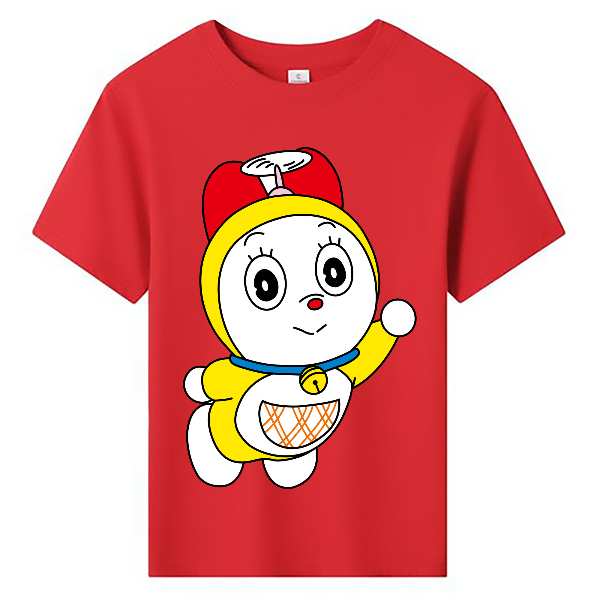 （画像用） ドラえもん ドラミ Doraemon Dorami 綿100％キッズTシャツ（フロントプリント）