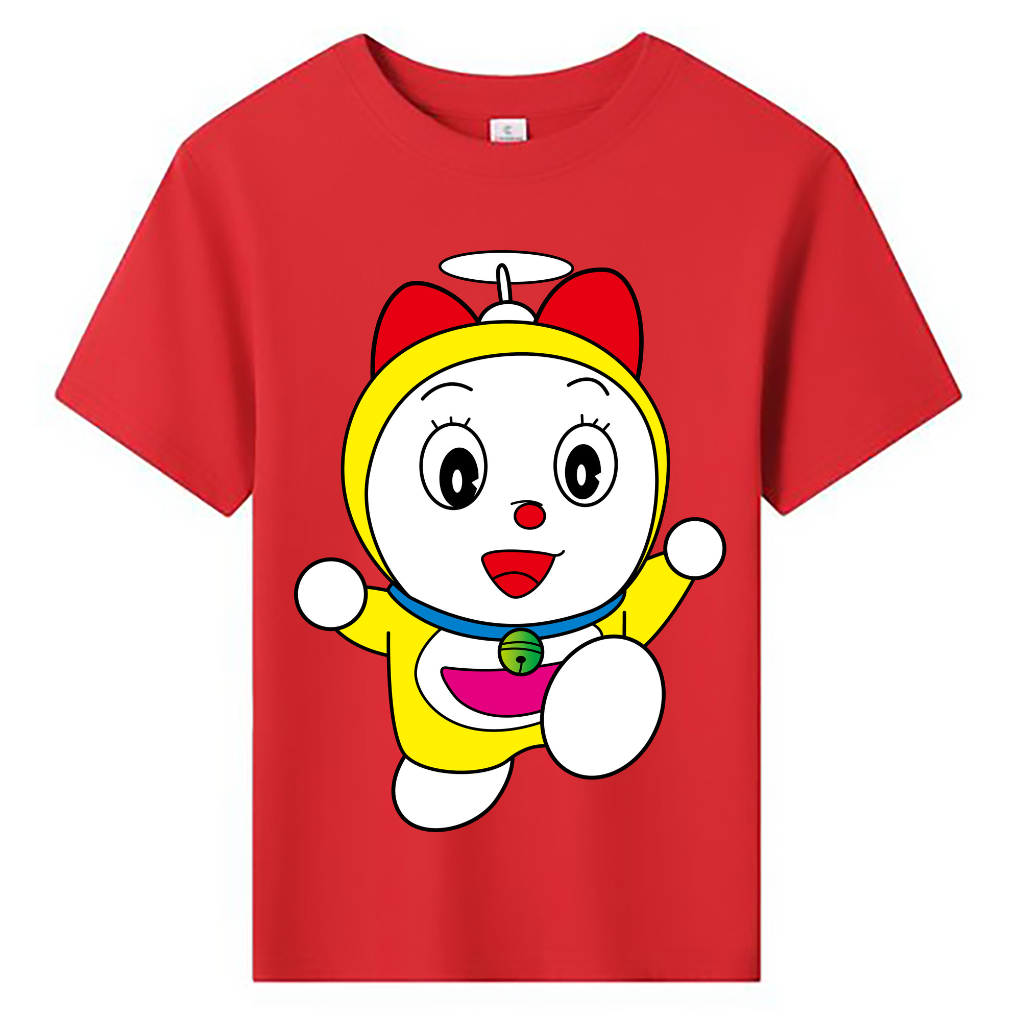 （画像用） ドラえもん ドラミ Doraemon Dorami 綿100％キッズTシャツ（フロントプリント）