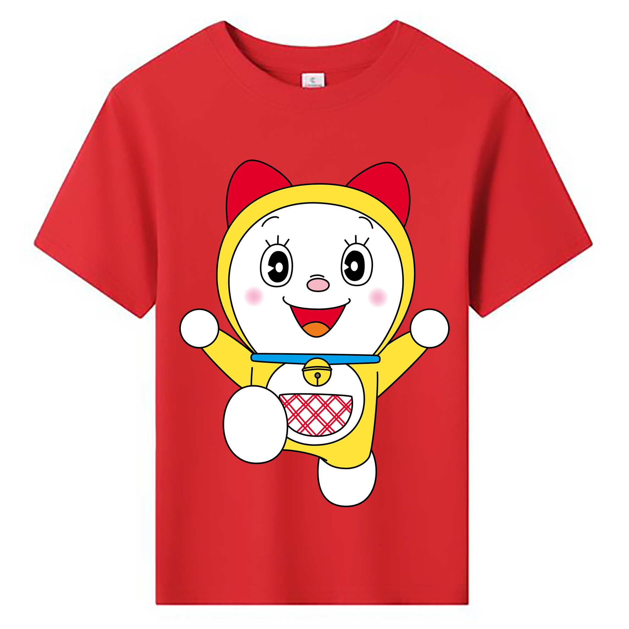（画像用） ドラえもん ドラミ Doraemon Dorami 綿100％キッズTシャツ（フロントプリント）