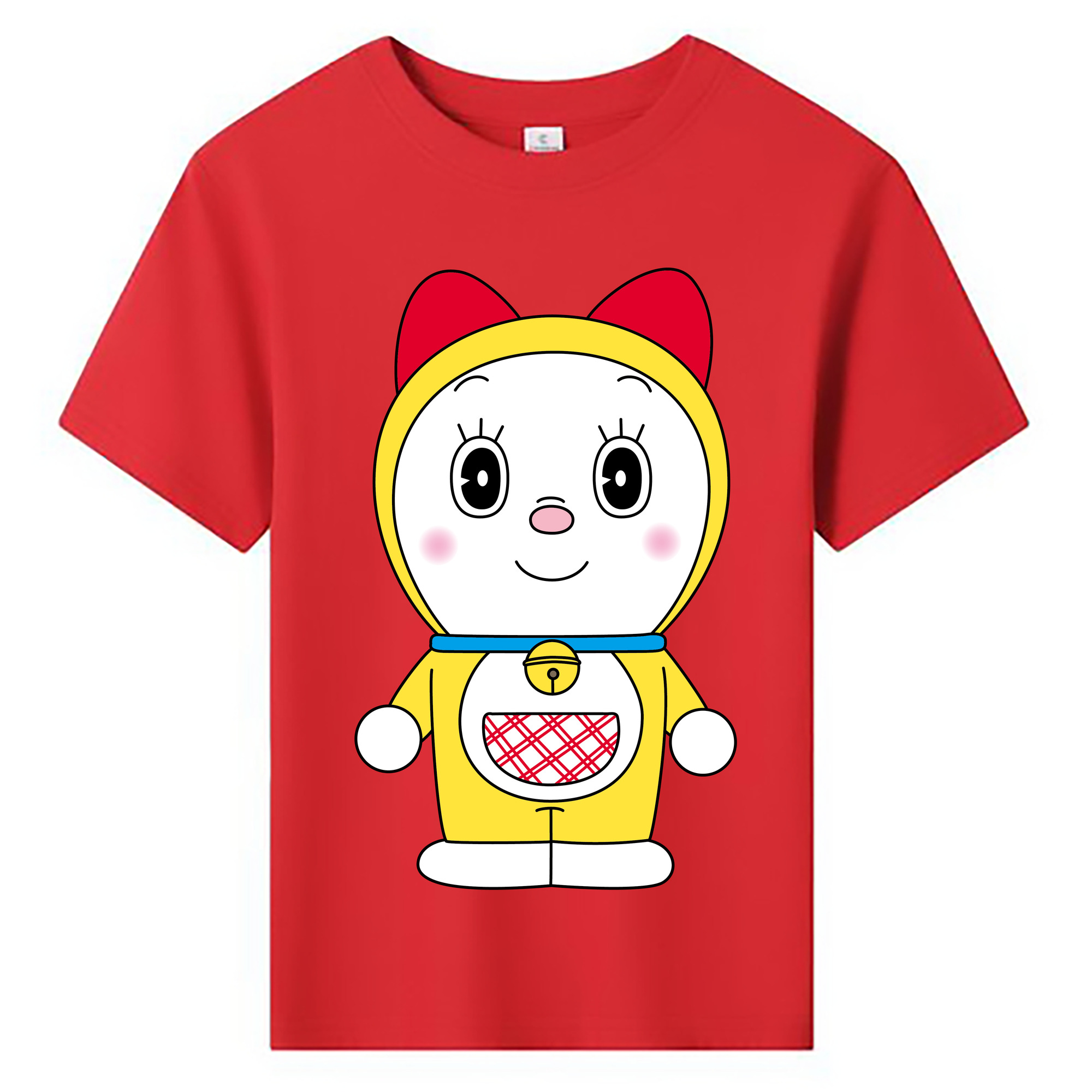 （画像用） ドラえもん ドラミ Doraemon Dorami 綿100％キッズTシャツ（フロントプリント）