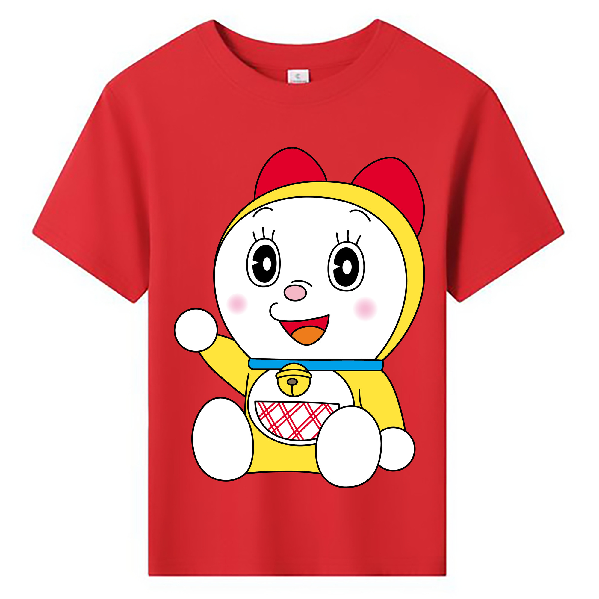 （画像用） ドラえもん ドラミ Doraemon Dorami 綿100％キッズTシャツ（フロントプリント）