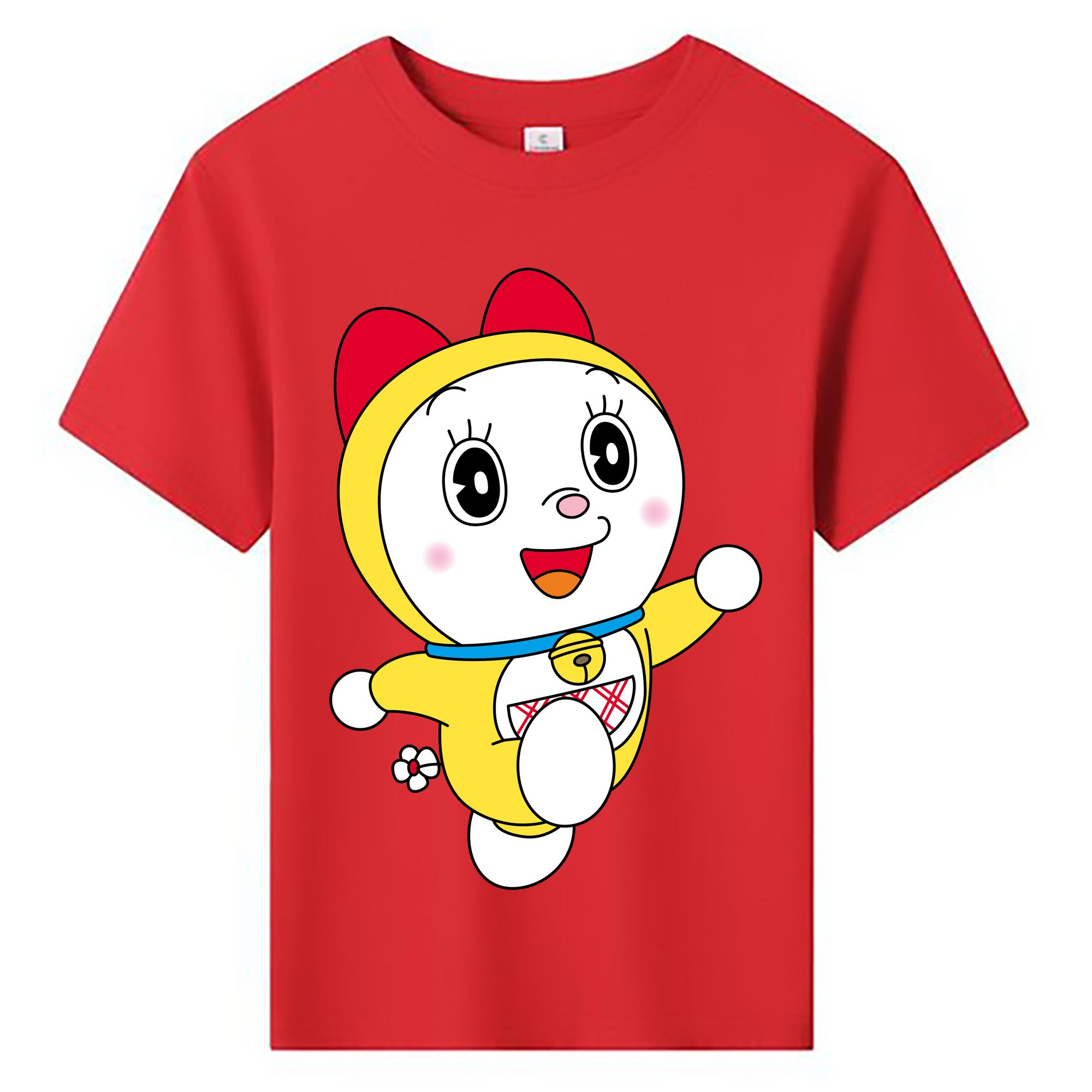 （画像用） ドラえもん ドラミ Doraemon Dorami 綿100％キッズTシャツ（フロントプリント）