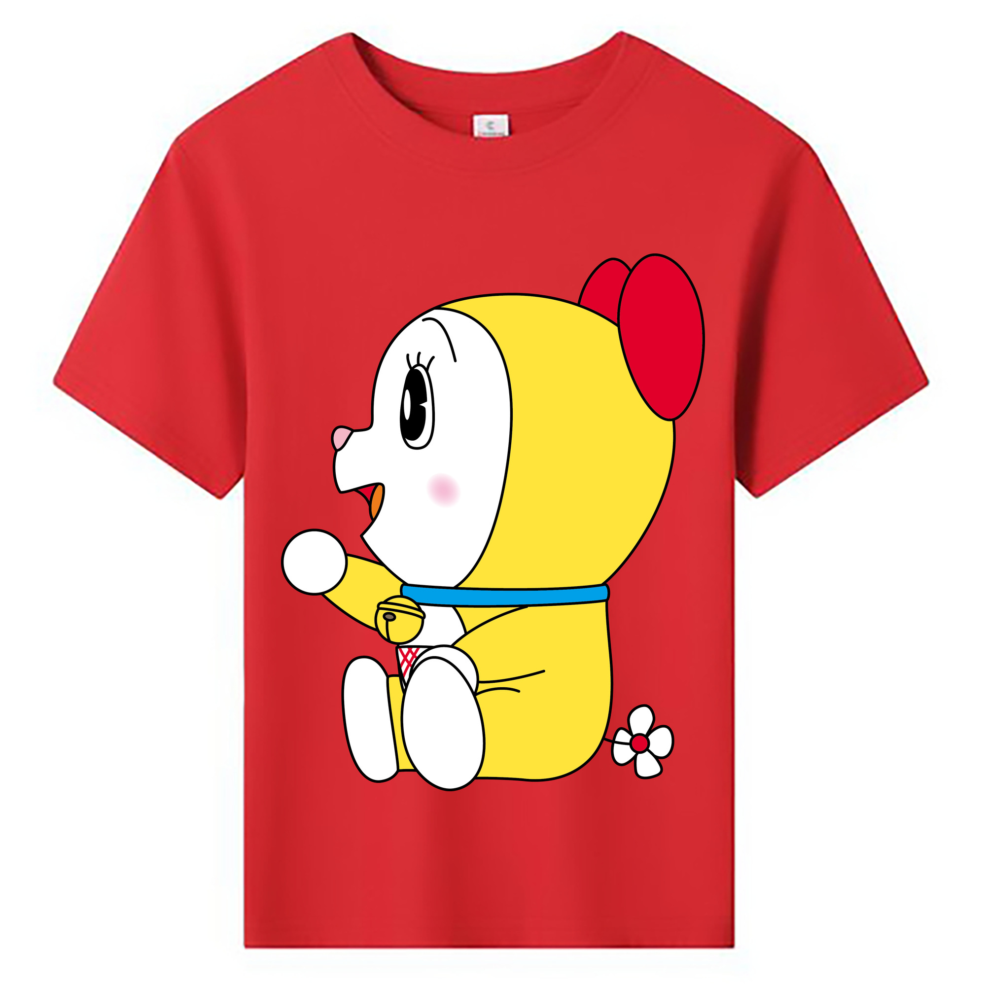（画像用） ドラえもん ドラミ Doraemon Dorami 綿100％キッズTシャツ（フロントプリント）