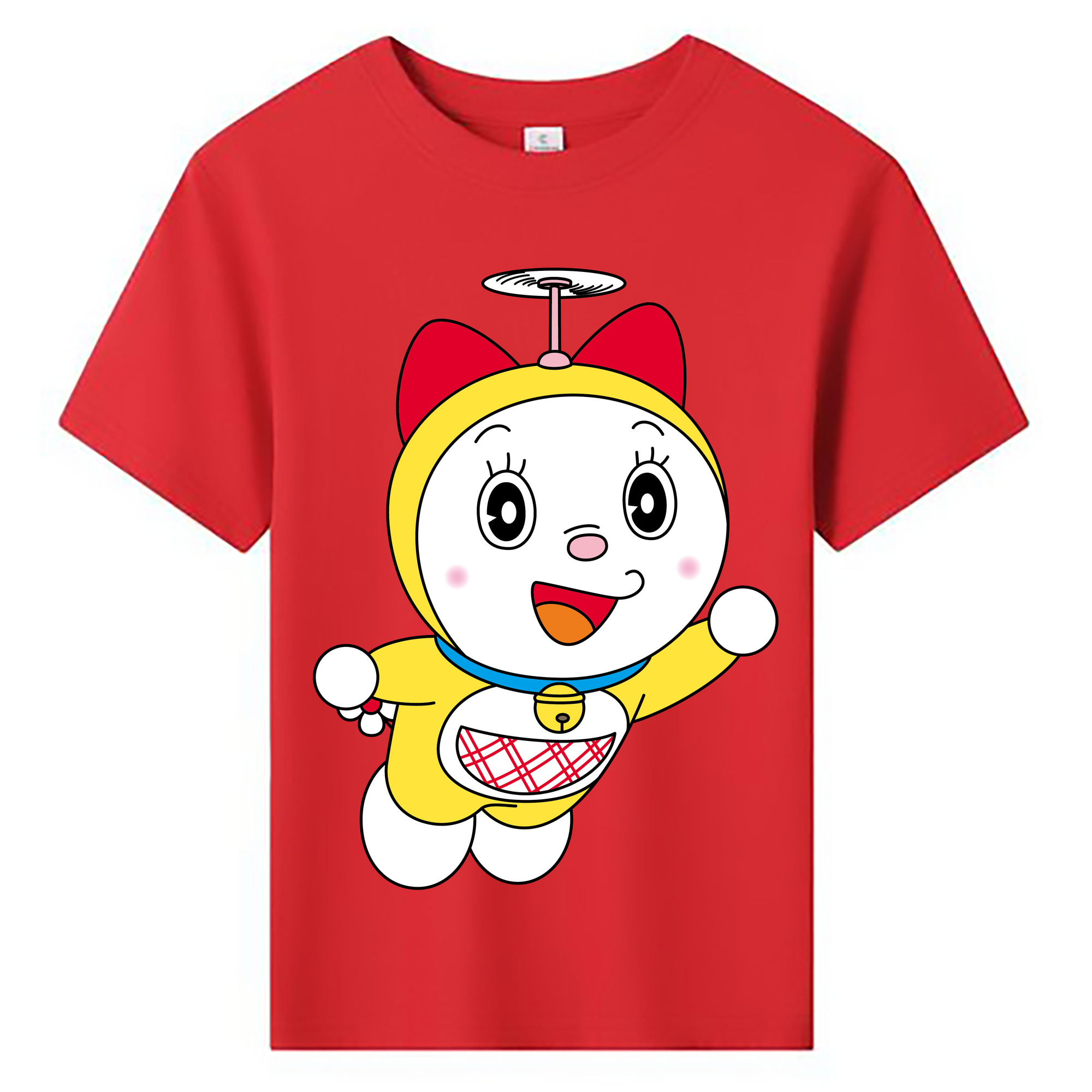（画像用） ドラえもん ドラミ Doraemon Dorami 綿100％キッズTシャツ（フロントプリント）