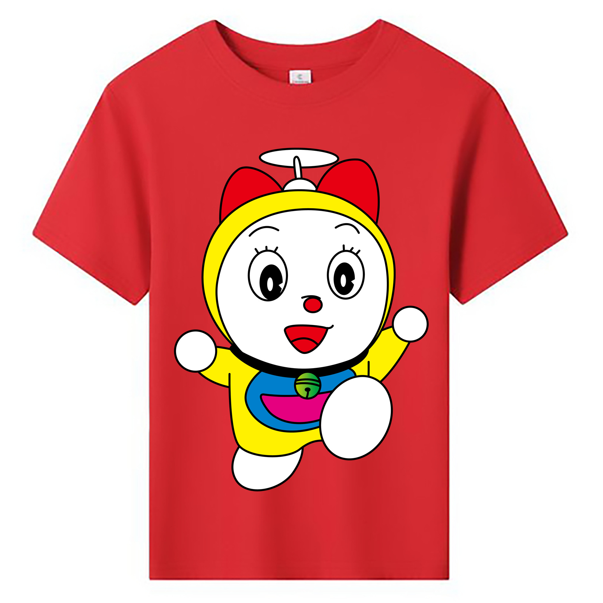 （画像用） ドラえもん ドラミ Doraemon Dorami 綿100％キッズTシャツ（フロントプリント）