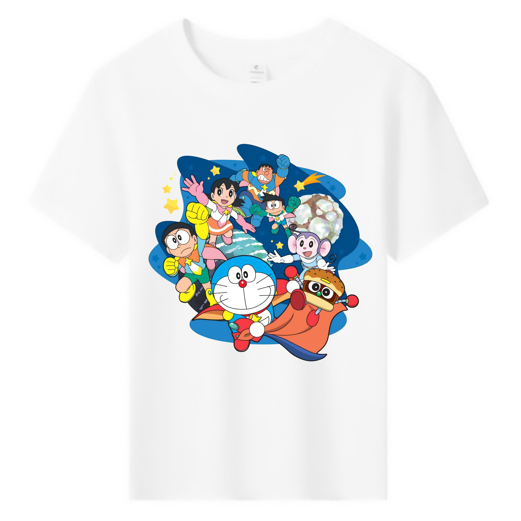 （画像用） ドラえもん Doraemon 綿100％キッズTシャツ（フロントプリント）