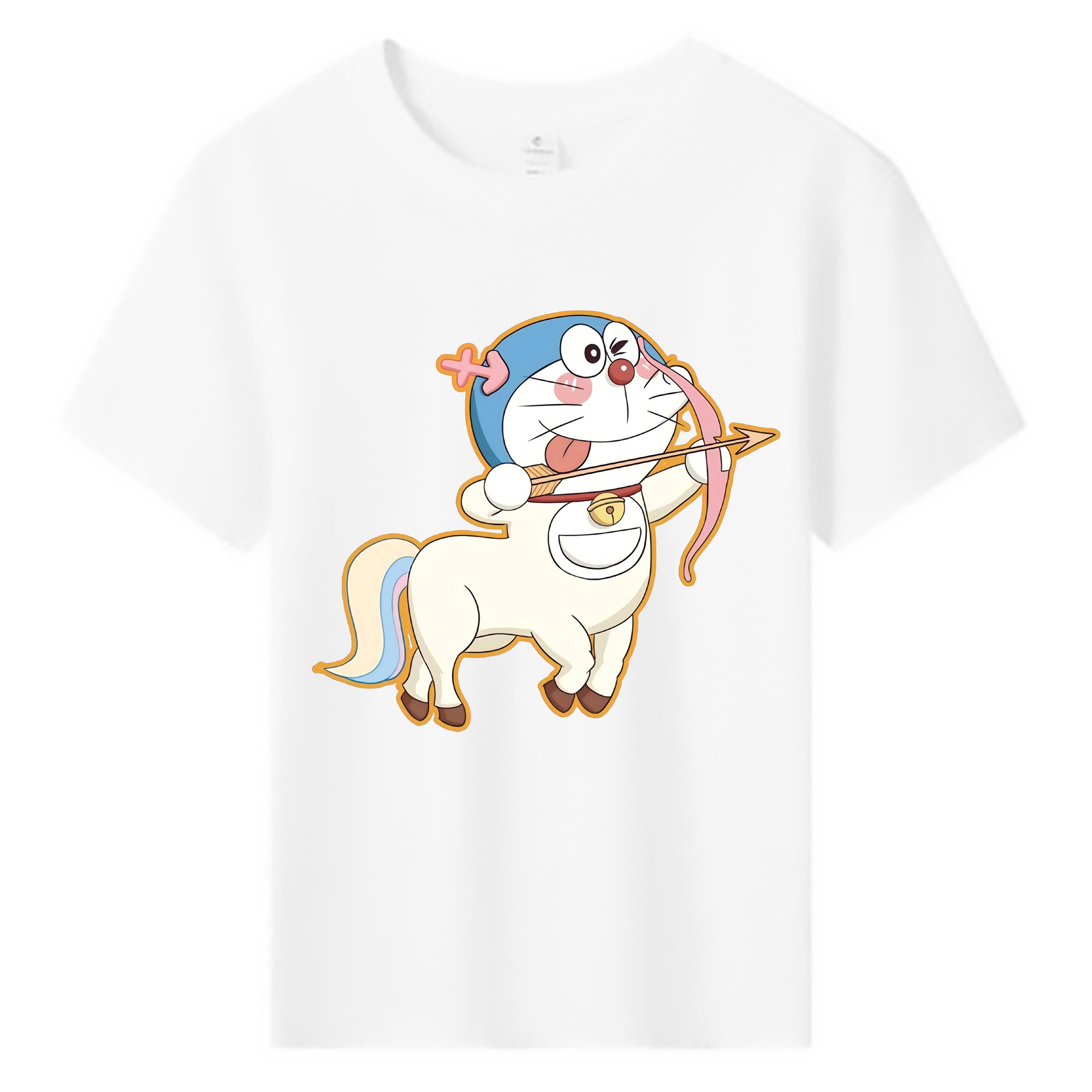 （画像用） ドラえもん Doraemon 綿100％キッズTシャツ（フロントプリント）