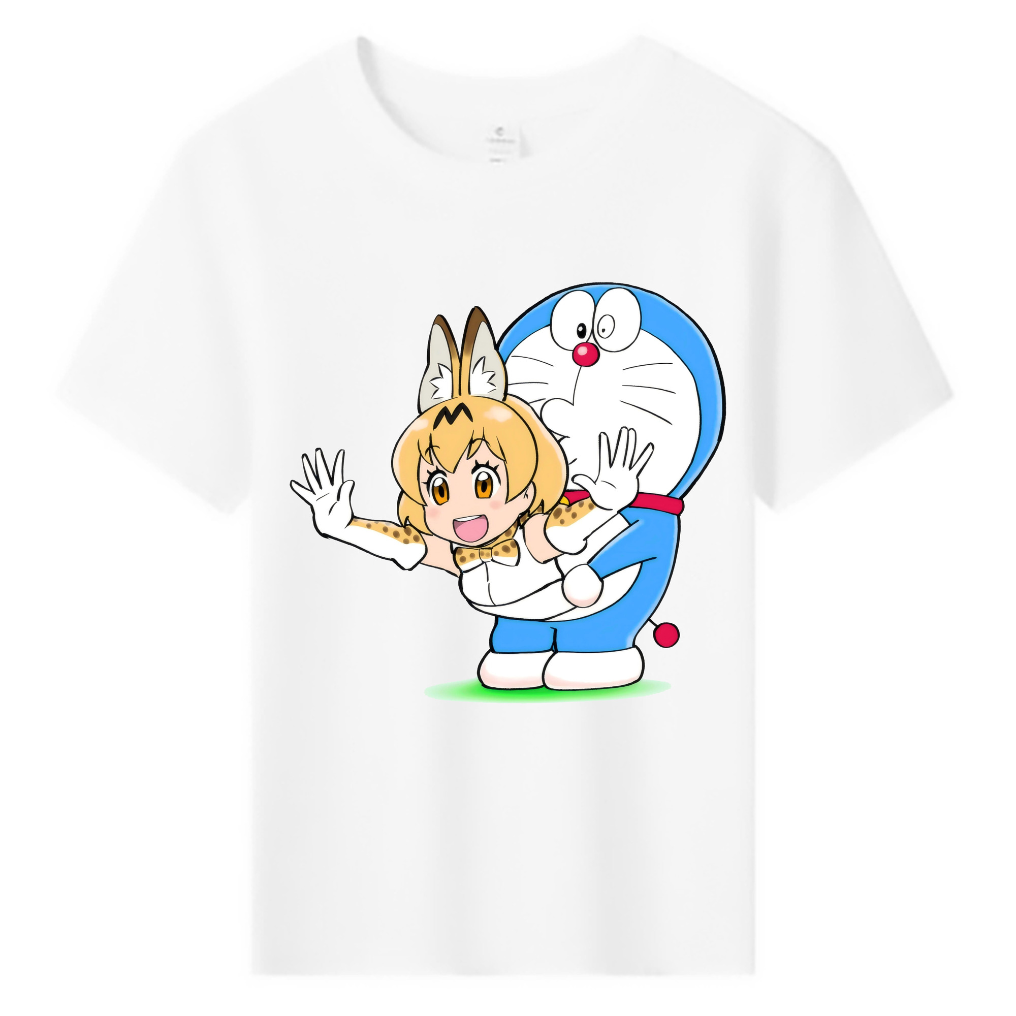 （画像用） ドラえもん Doraemon 綿100％キッズTシャツ（フロントプリント）