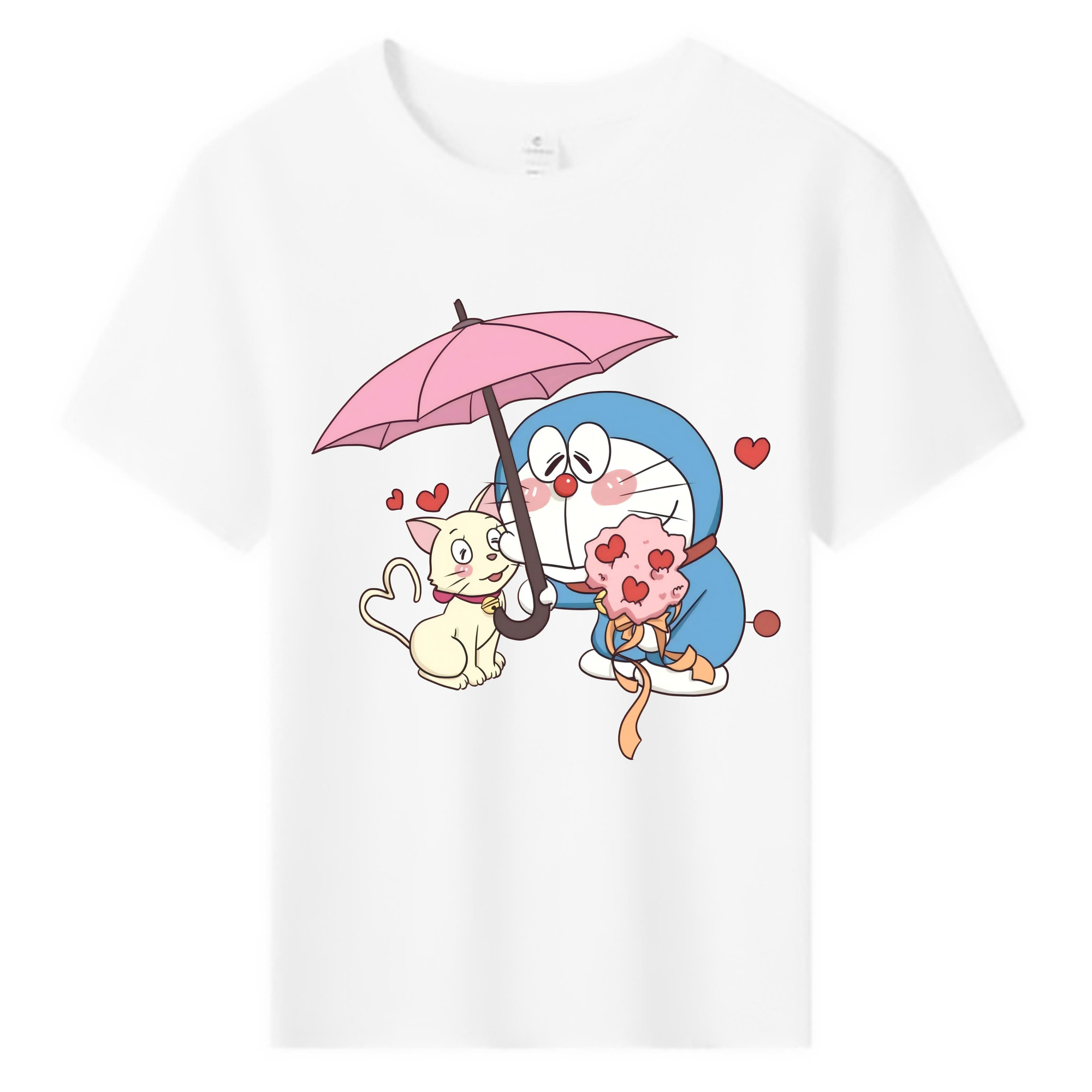 （画像用） ドラえもん Doraemon 綿100％キッズTシャツ（フロントプリント）