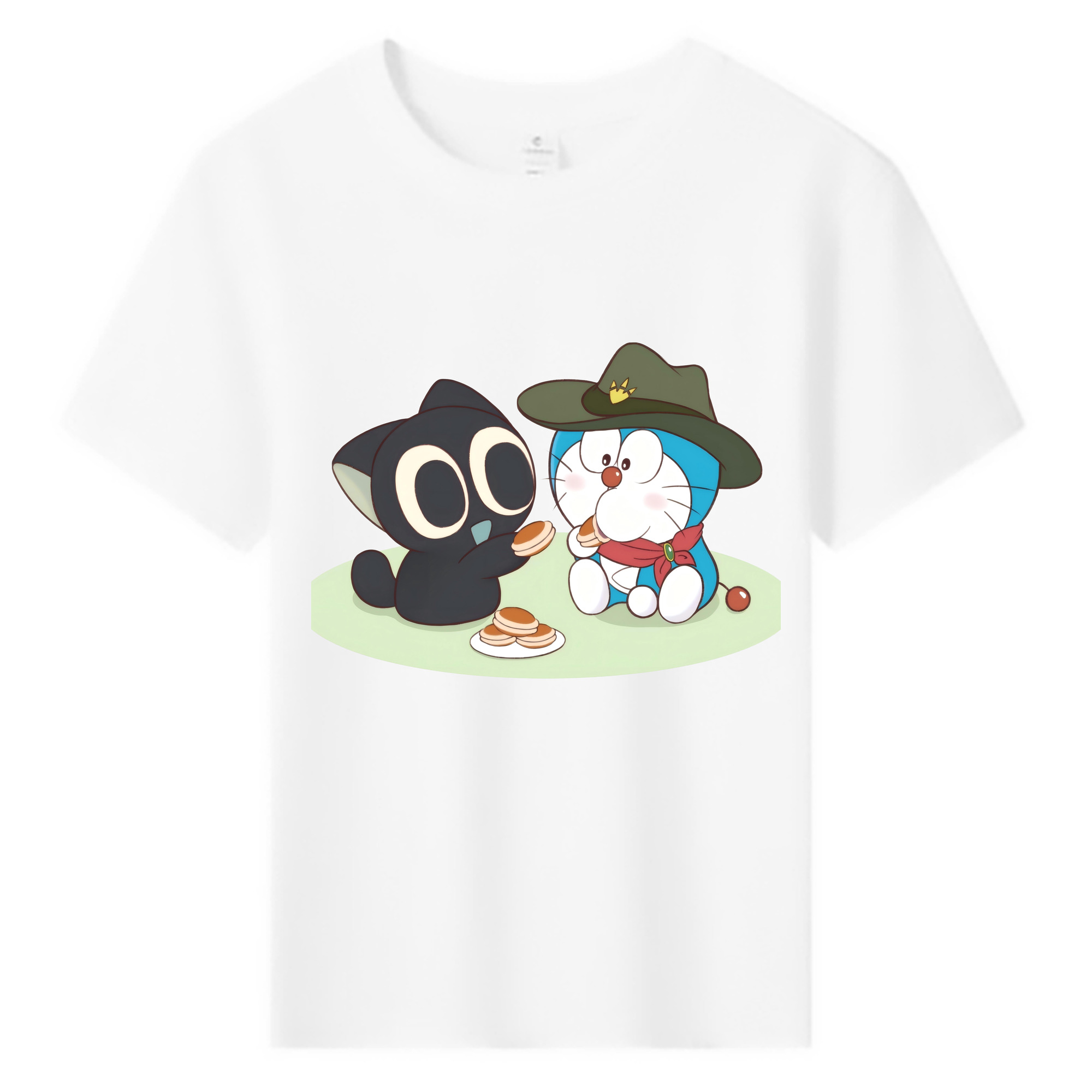 （画像用） ドラえもん Doraemon 綿100％キッズTシャツ（フロントプリント）
