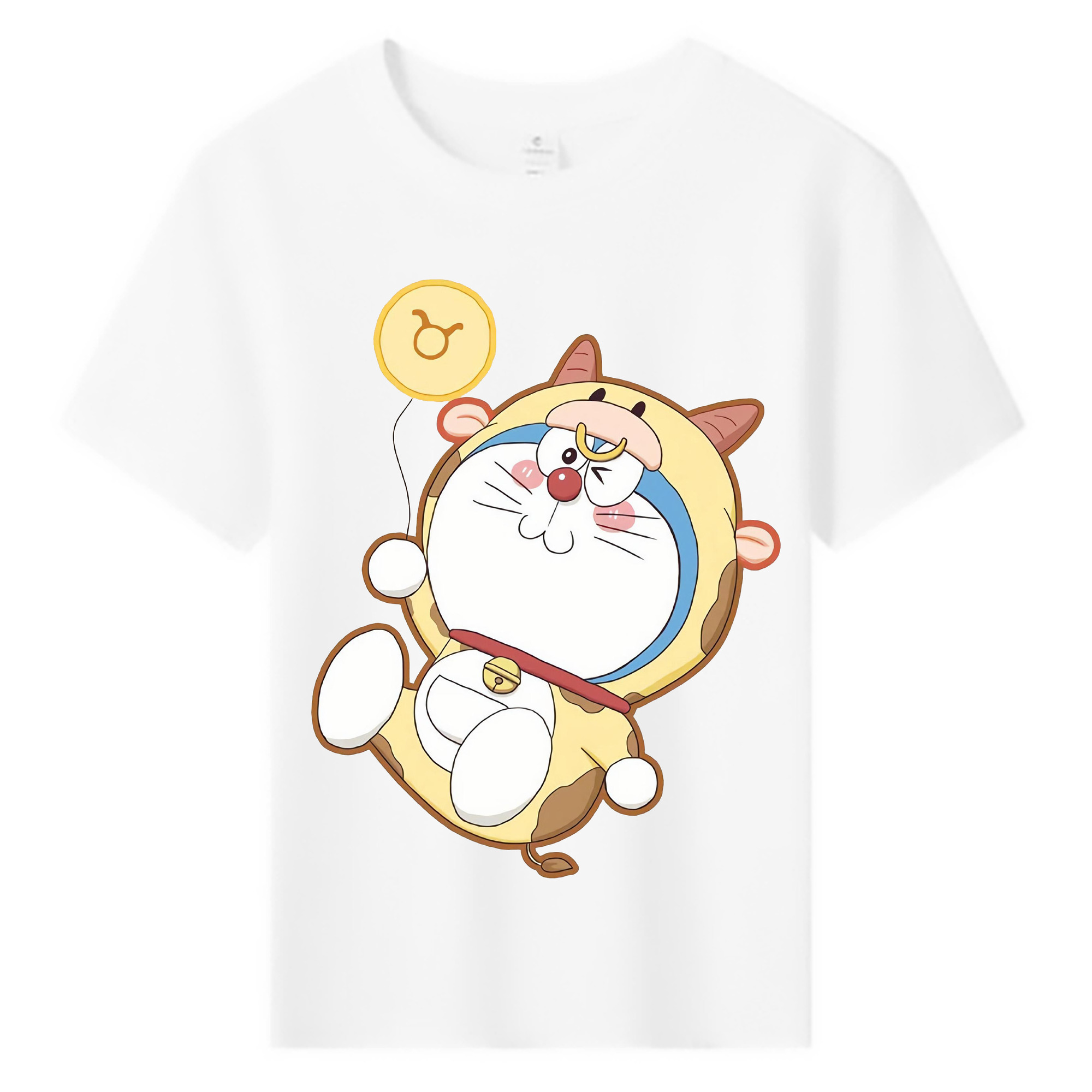 （画像用） ドラえもん Doraemon 綿100％キッズTシャツ（フロントプリント）