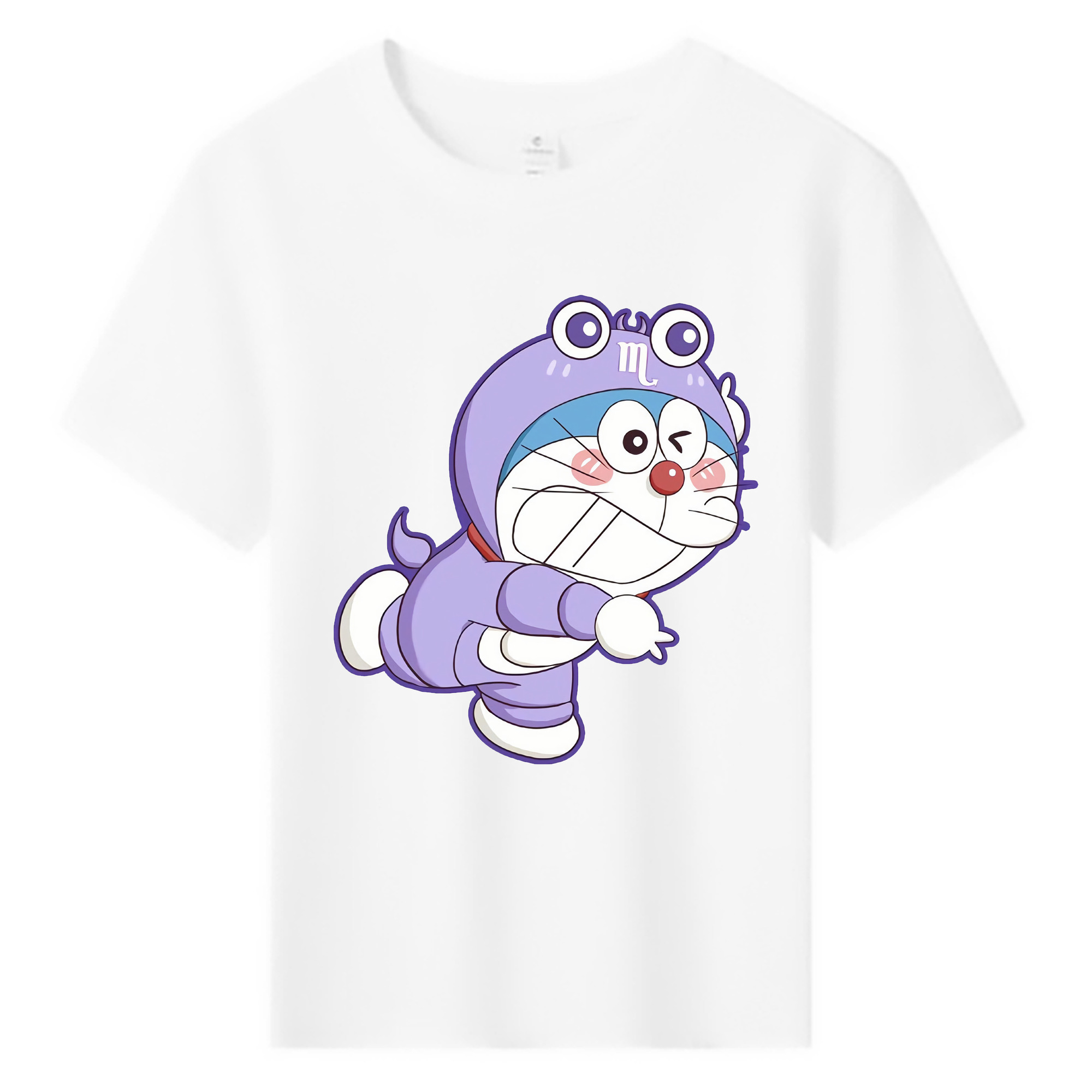 （画像用） ドラえもん Doraemon 綿100％キッズTシャツ（フロントプリント）