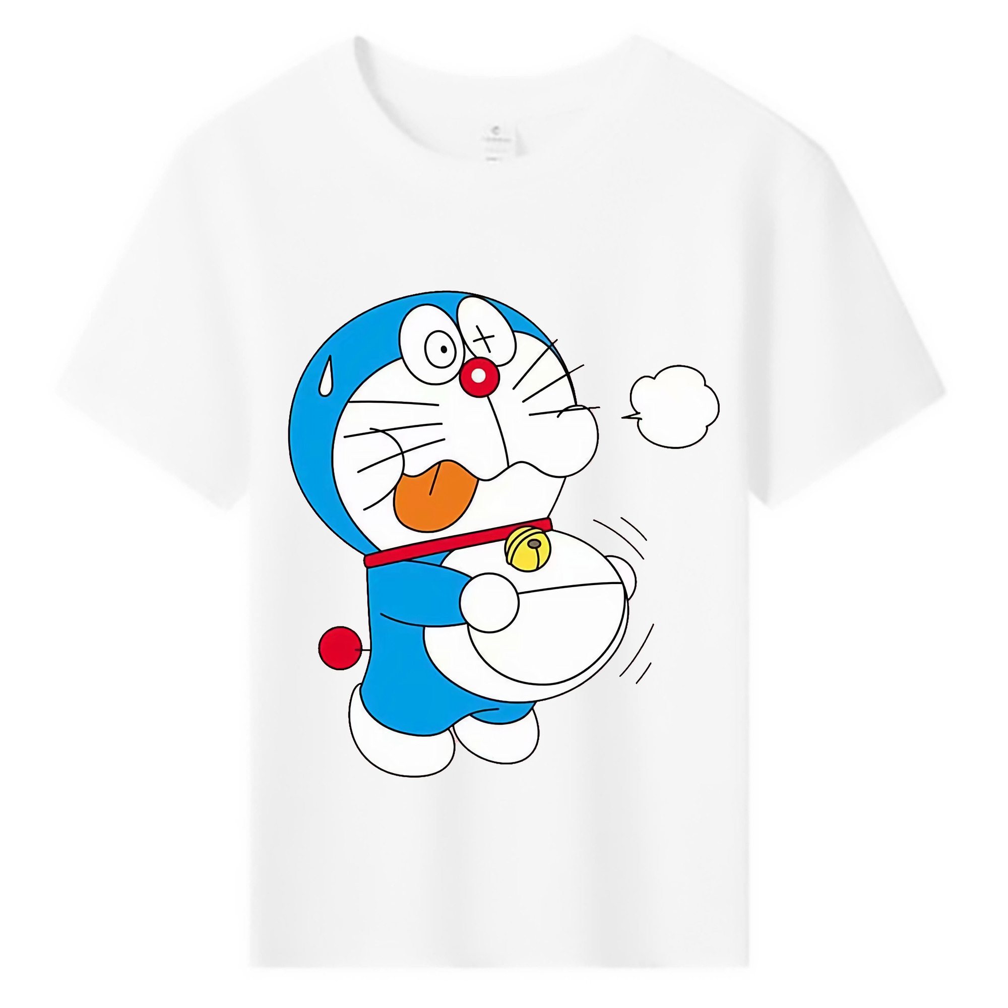 （画像用） ドラえもん Doraemon 綿100％キッズTシャツ（フロントプリント）