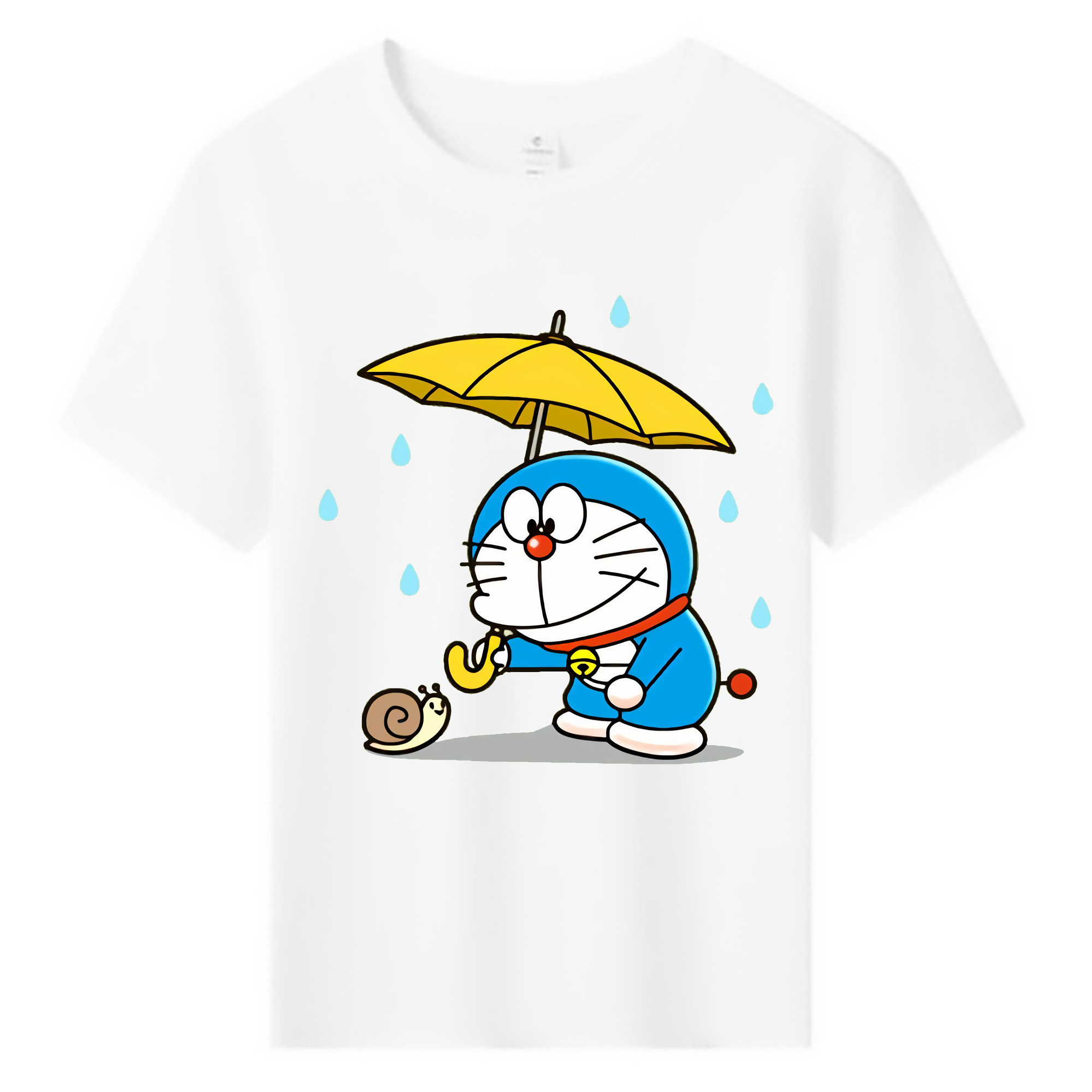 （画像用） ドラえもん Doraemon 綿100％キッズTシャツ（フロントプリント）