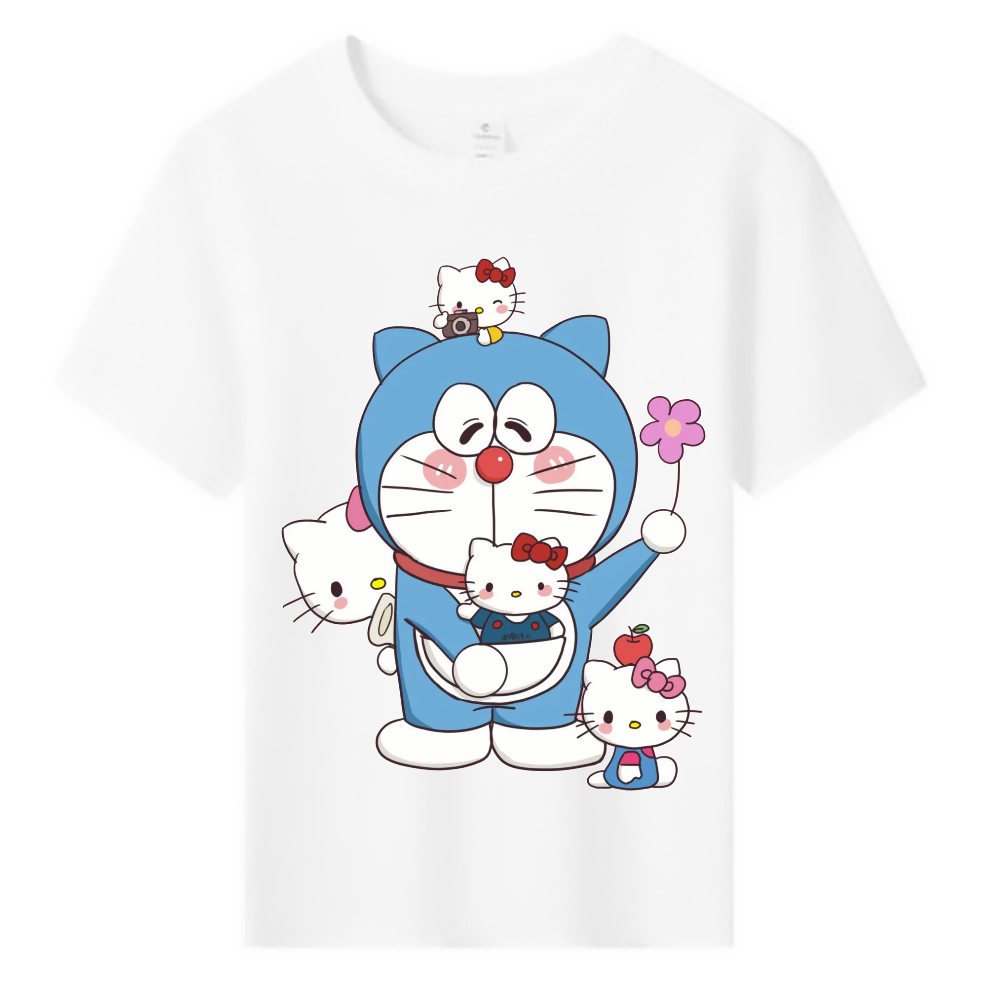 （画像用） ドラえもん Doraemon 綿100％キッズTシャツ（フロントプリント）