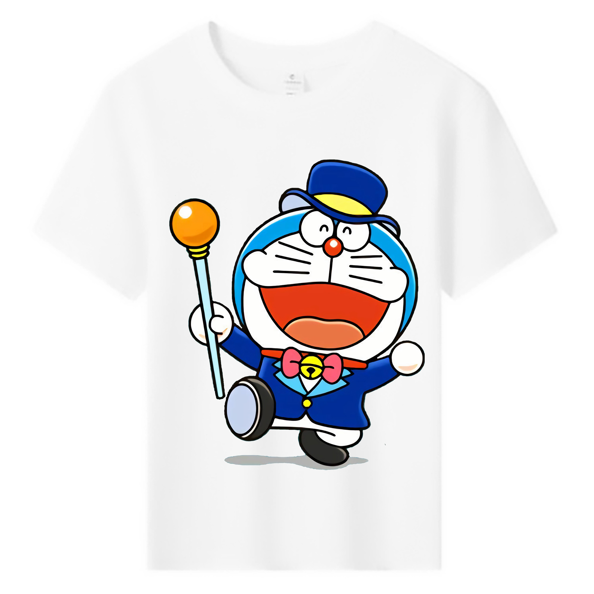 （画像用） ドラえもん Doraemon 綿100％キッズTシャツ（フロントプリント）
