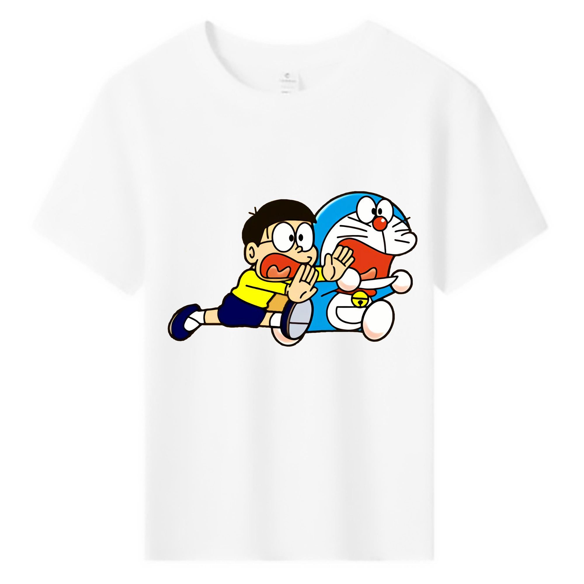 （画像用） ドラえもん Doraemon 綿100％キッズTシャツ（フロントプリント）