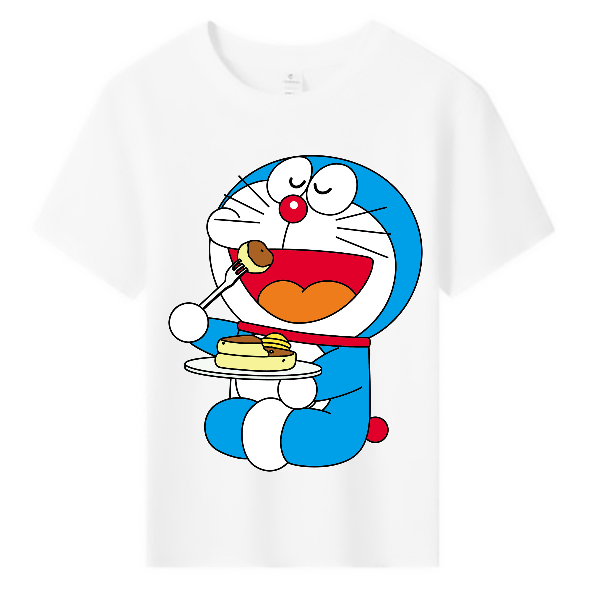 （画像用） ドラえもん Doraemon 綿100％キッズTシャツ（フロントプリント）