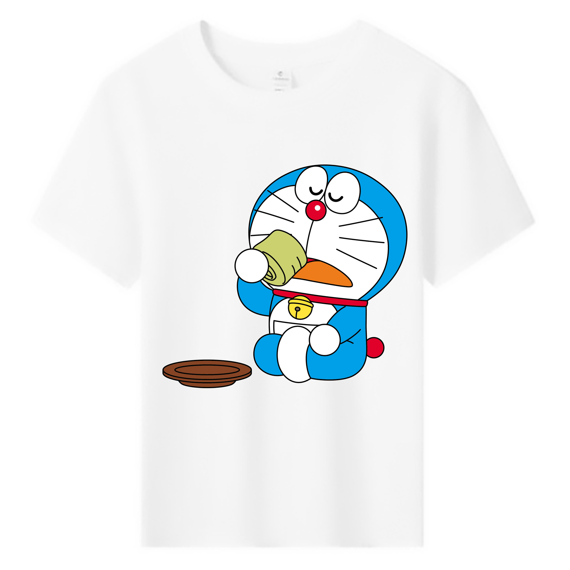 （画像用） ドラえもん Doraemon 綿100％キッズTシャツ（フロントプリント）