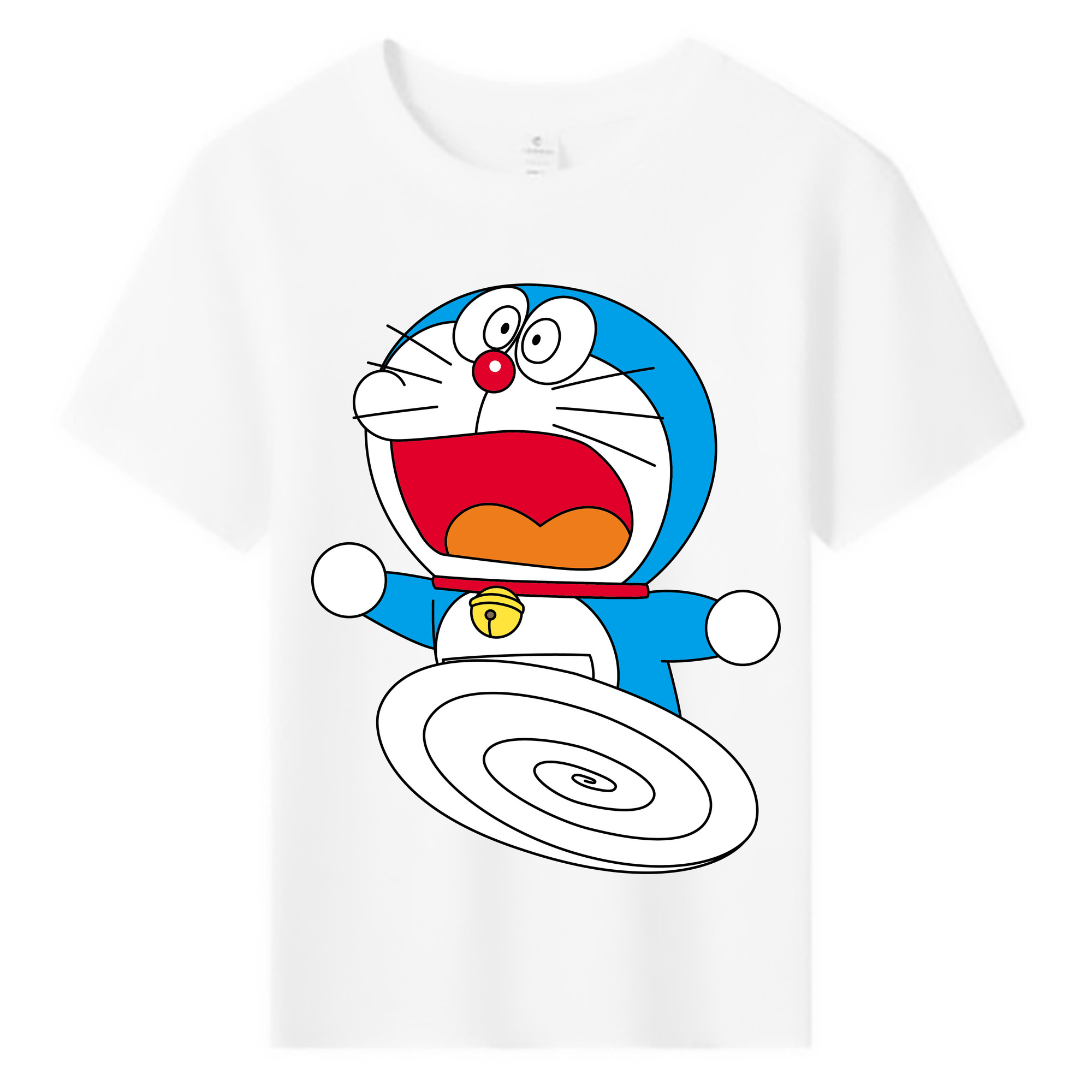 （画像用） ドラえもん Doraemon 綿100％キッズTシャツ（フロントプリント）