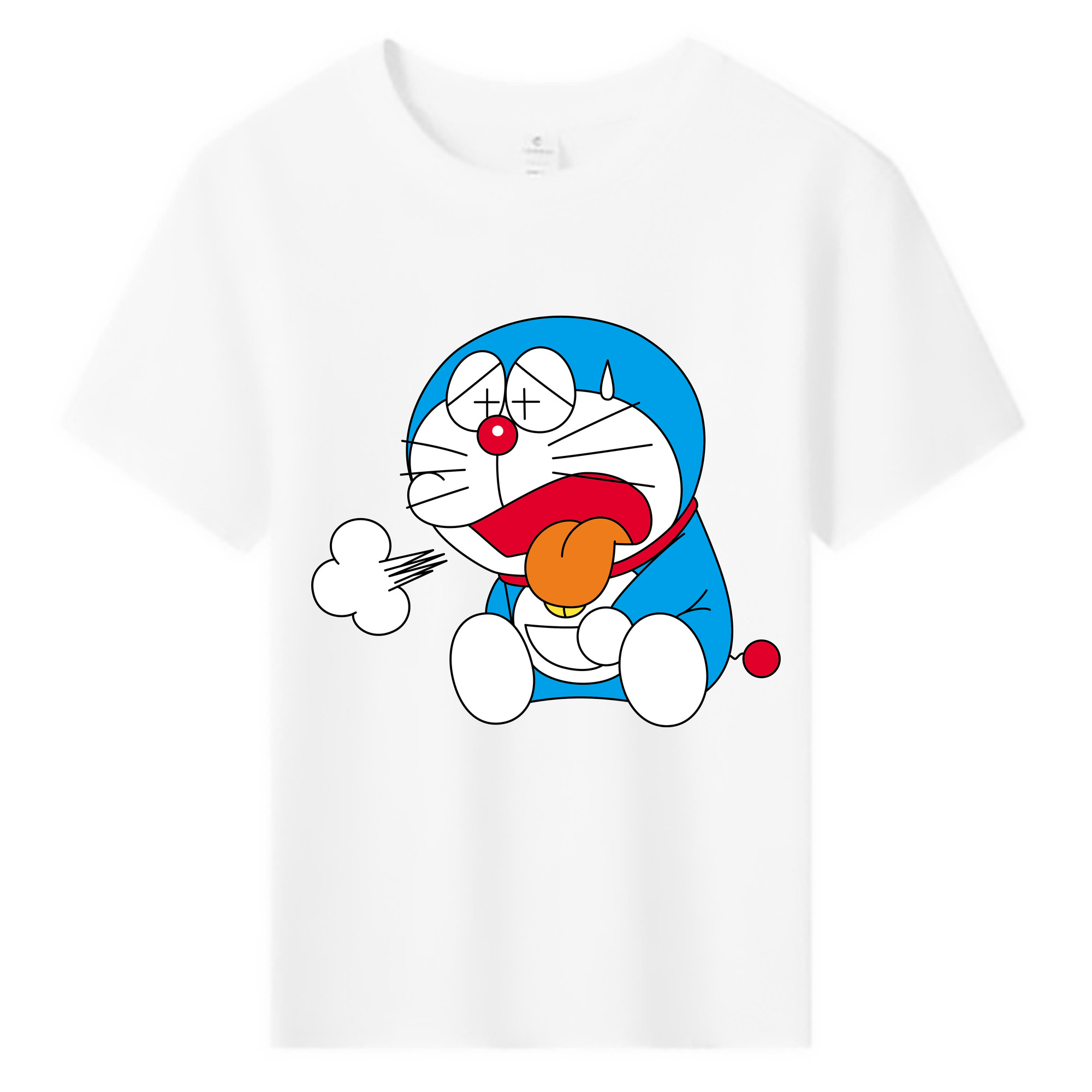 （画像用） ドラえもん Doraemon 綿100％キッズTシャツ（フロントプリント）