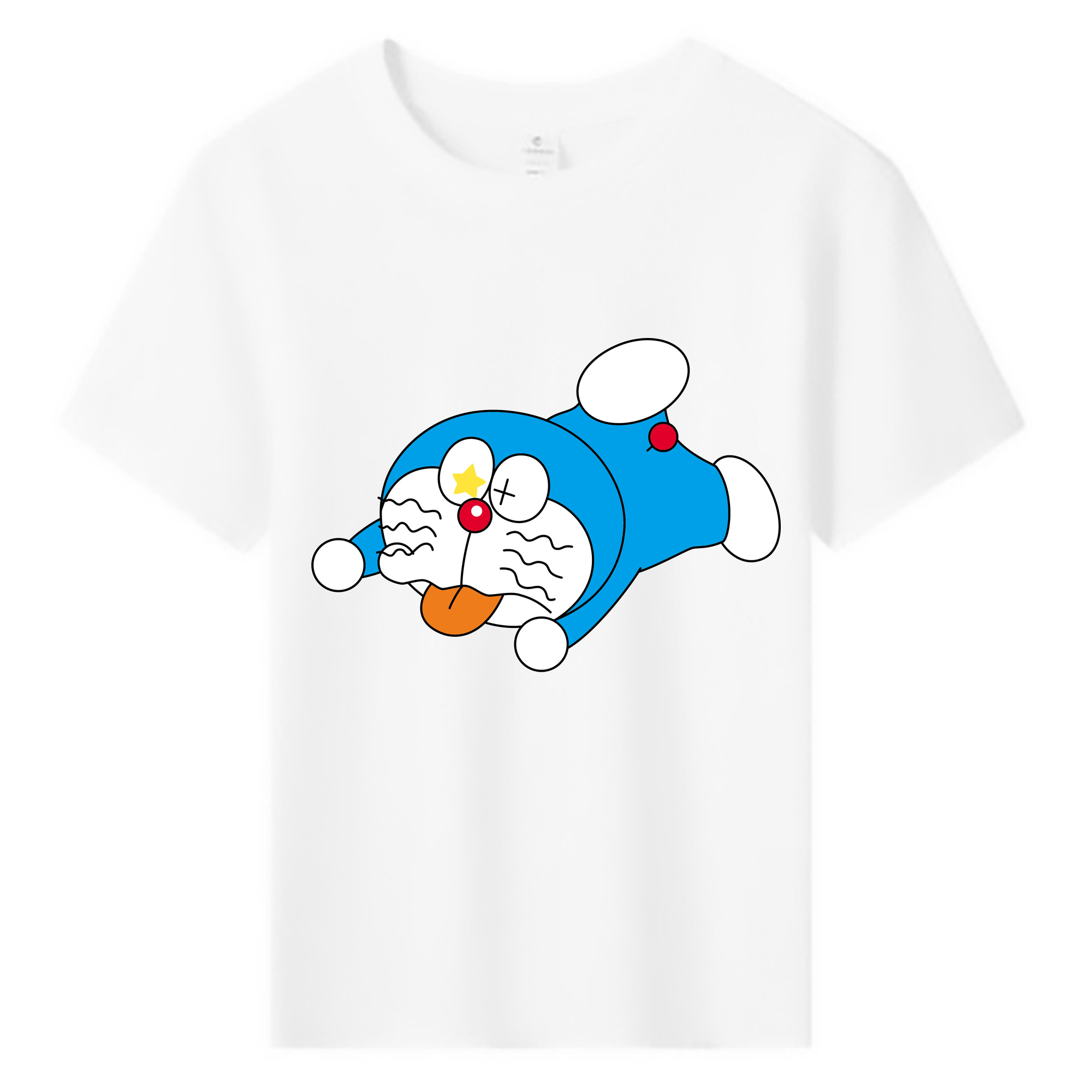 （画像用） ドラえもん Doraemon 綿100％キッズTシャツ（フロントプリント）