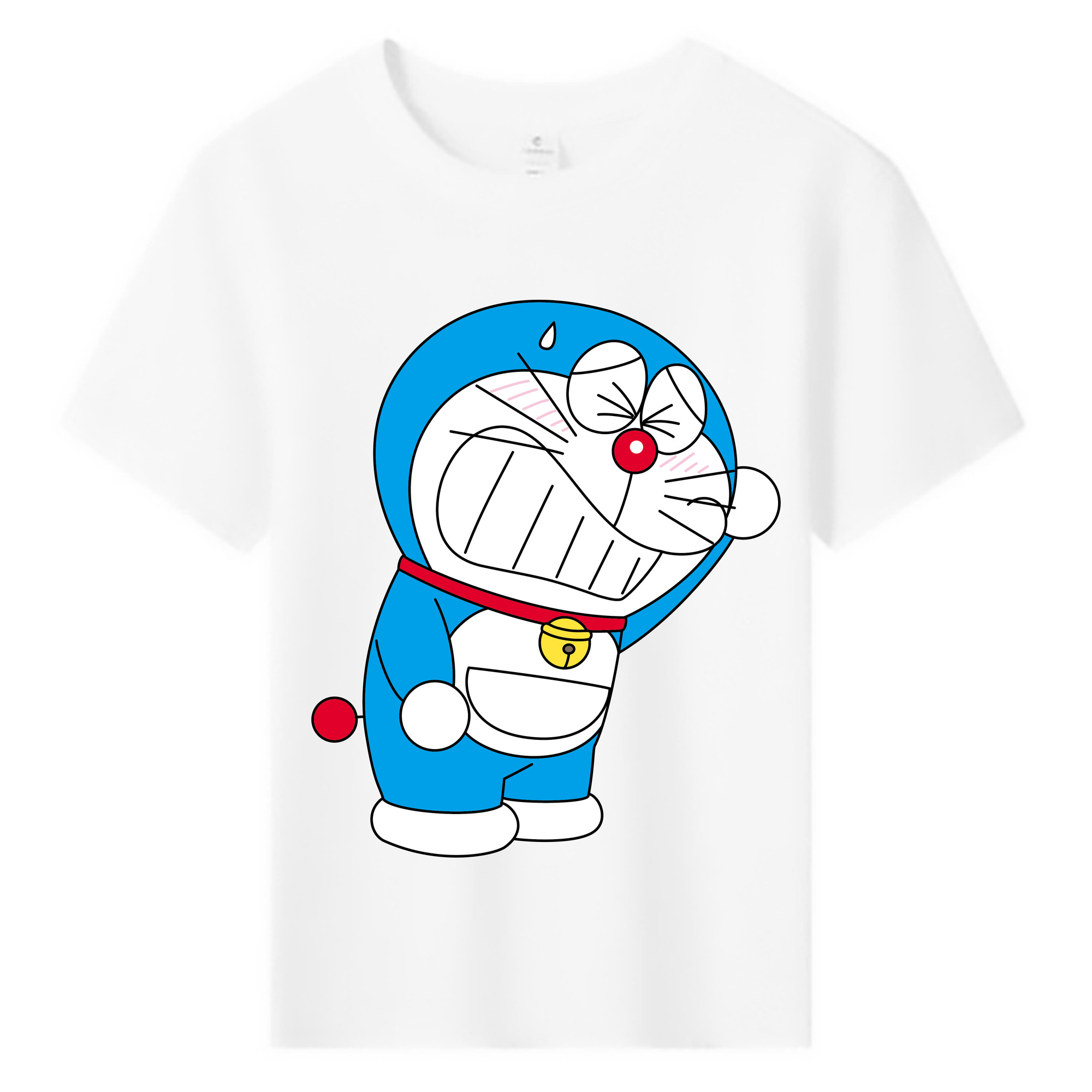 （画像用） ドラえもん Doraemon 綿100％キッズTシャツ（フロントプリント）