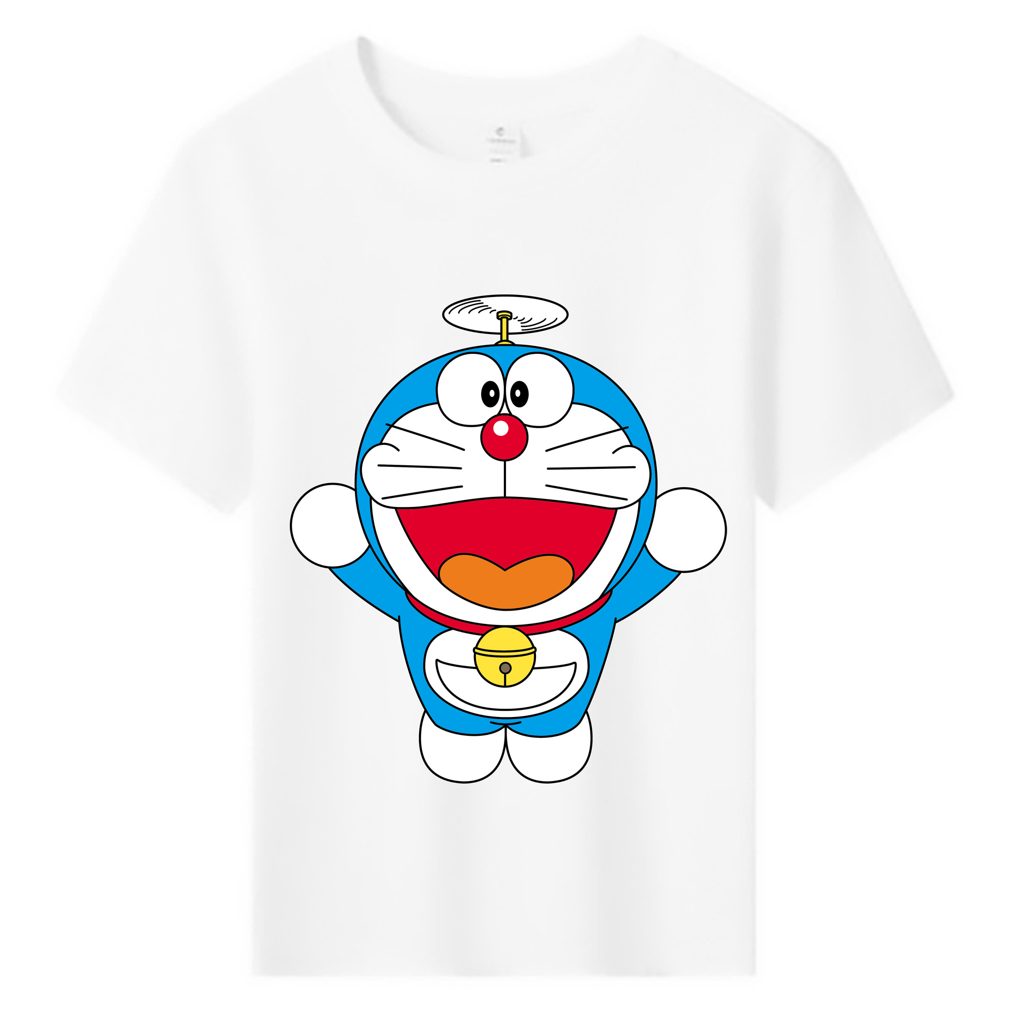 （画像用） ドラえもん Doraemon 綿100％キッズTシャツ（フロントプリント）