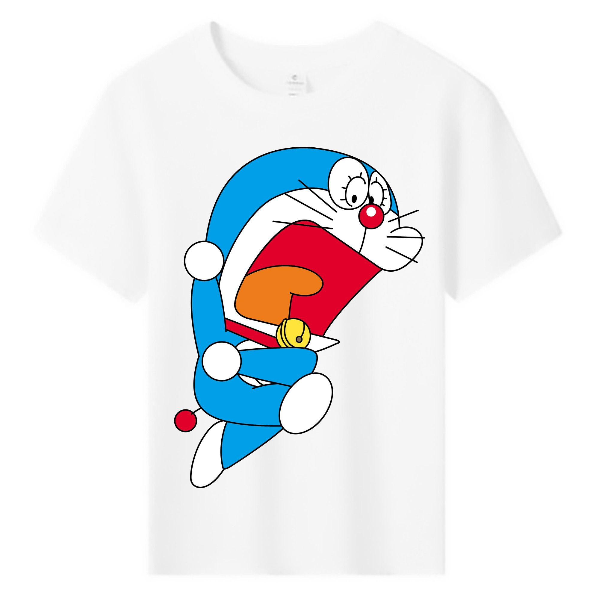 （画像用） ドラえもん Doraemon 綿100％キッズTシャツ（フロントプリント）