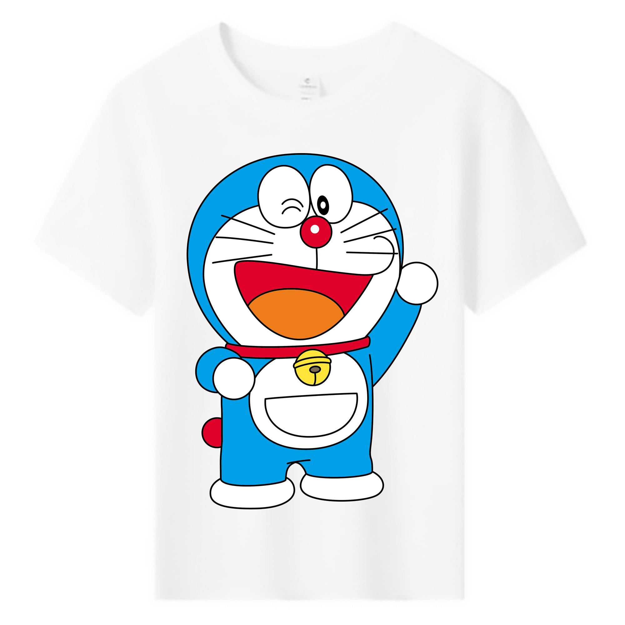 （画像用） ドラえもん Doraemon 綿100％キッズTシャツ（フロントプリント）