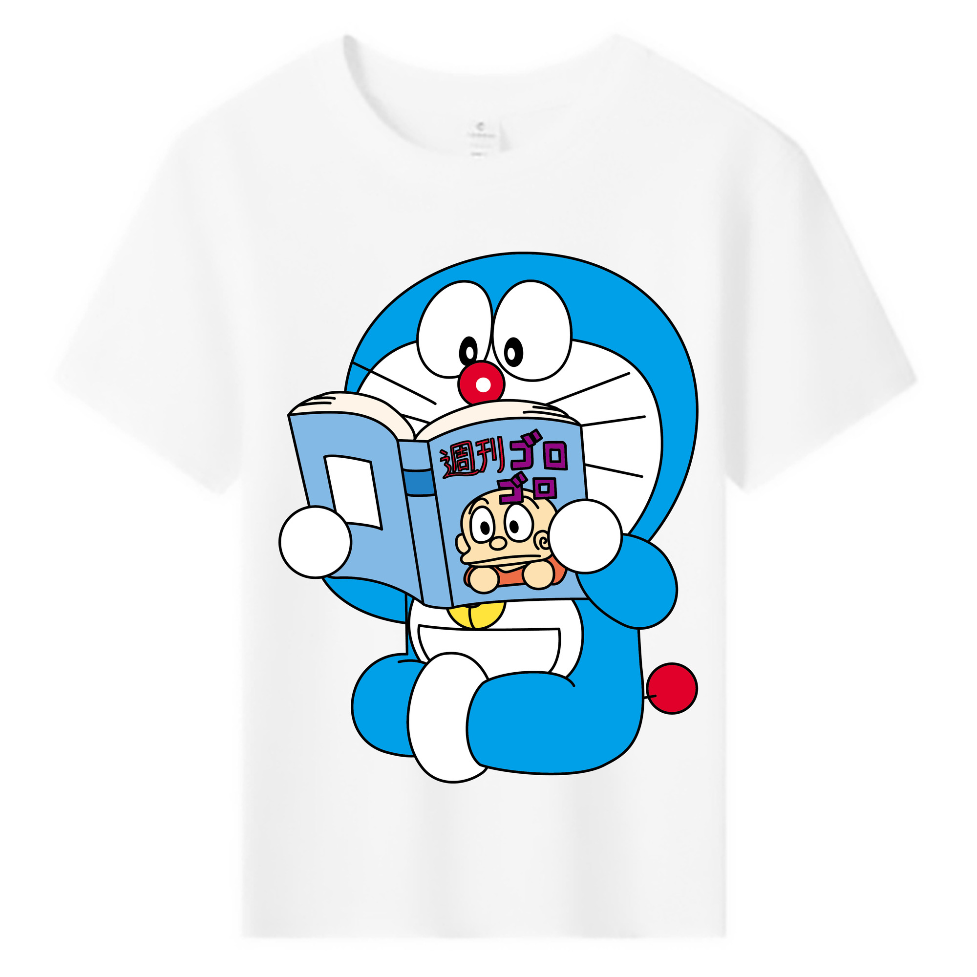 （画像用） ドラえもん Doraemon 綿100％キッズTシャツ（フロントプリント）
