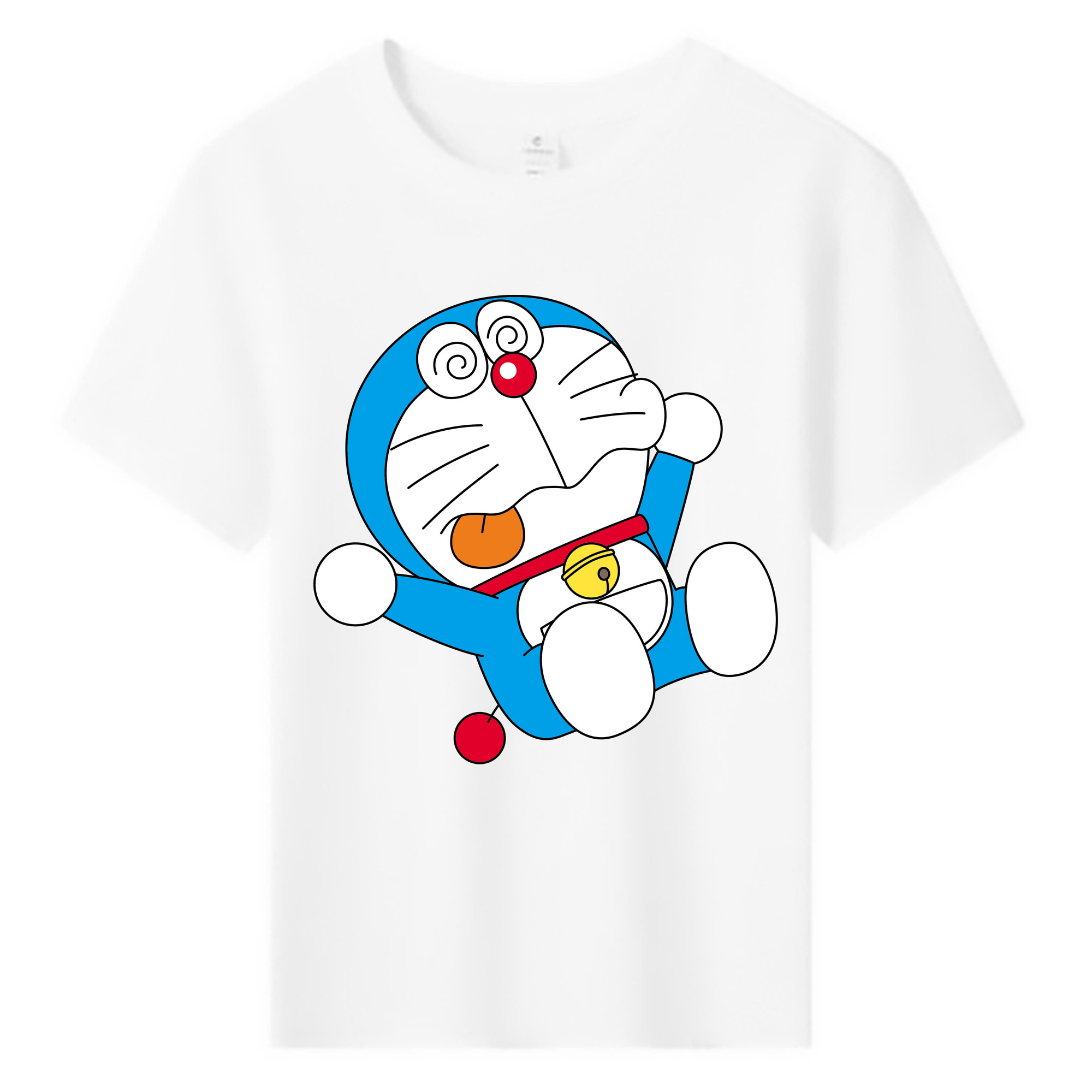 （画像用） ドラえもん Doraemon 綿100％キッズTシャツ（フロントプリント）