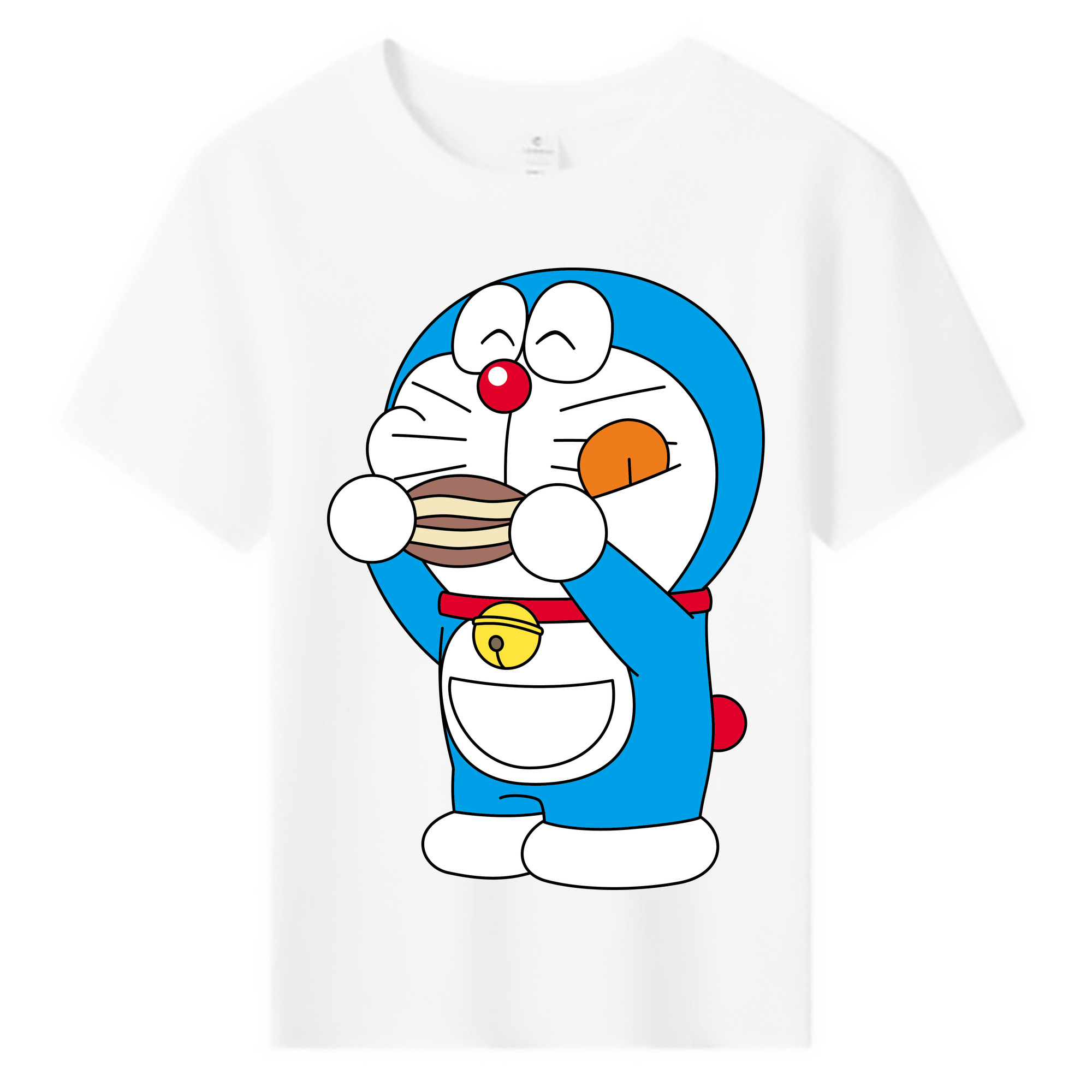 （画像用） ドラえもん Doraemon 綿100％キッズTシャツ（フロントプリント）