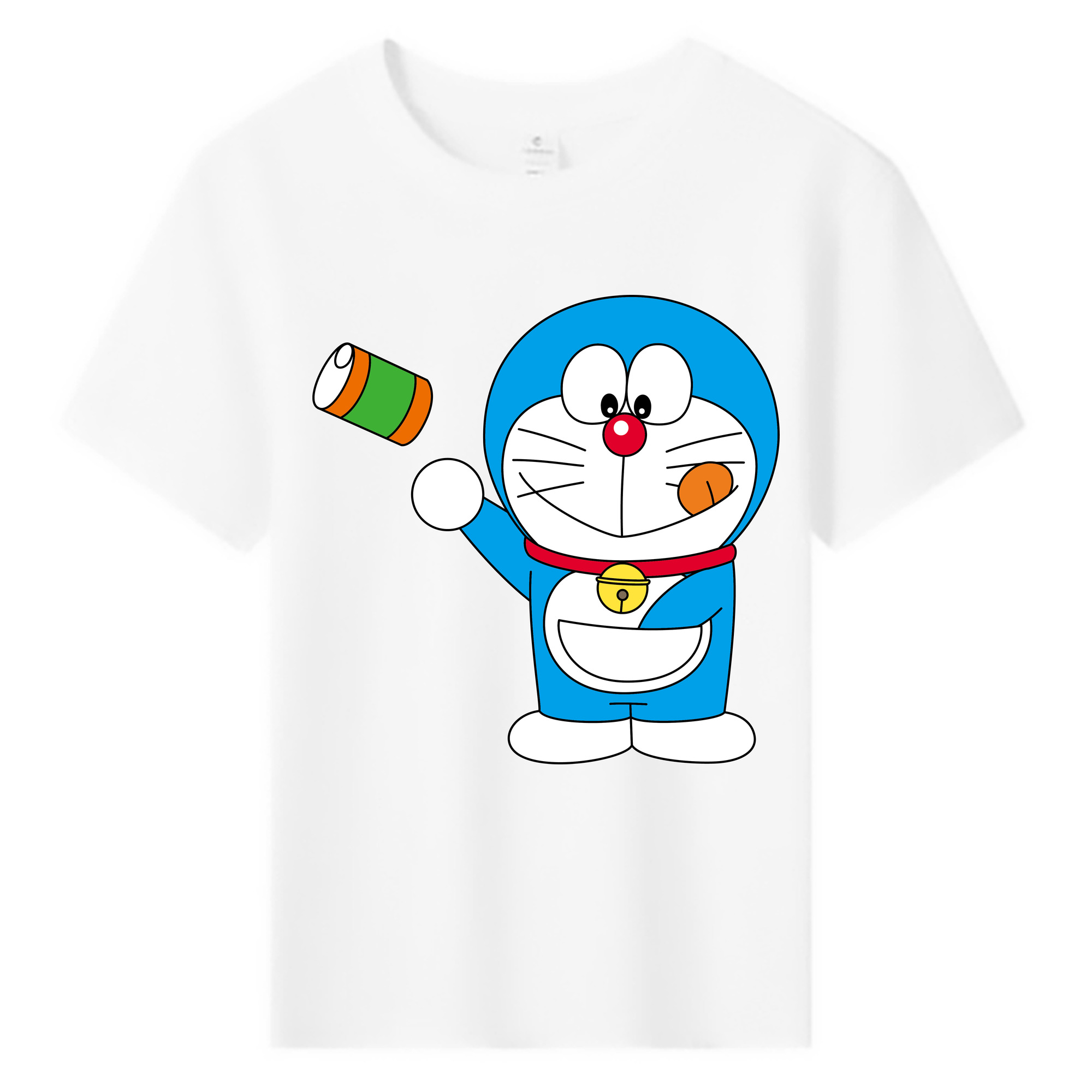 （画像用） ドラえもん Doraemon 綿100％キッズTシャツ（フロントプリント）