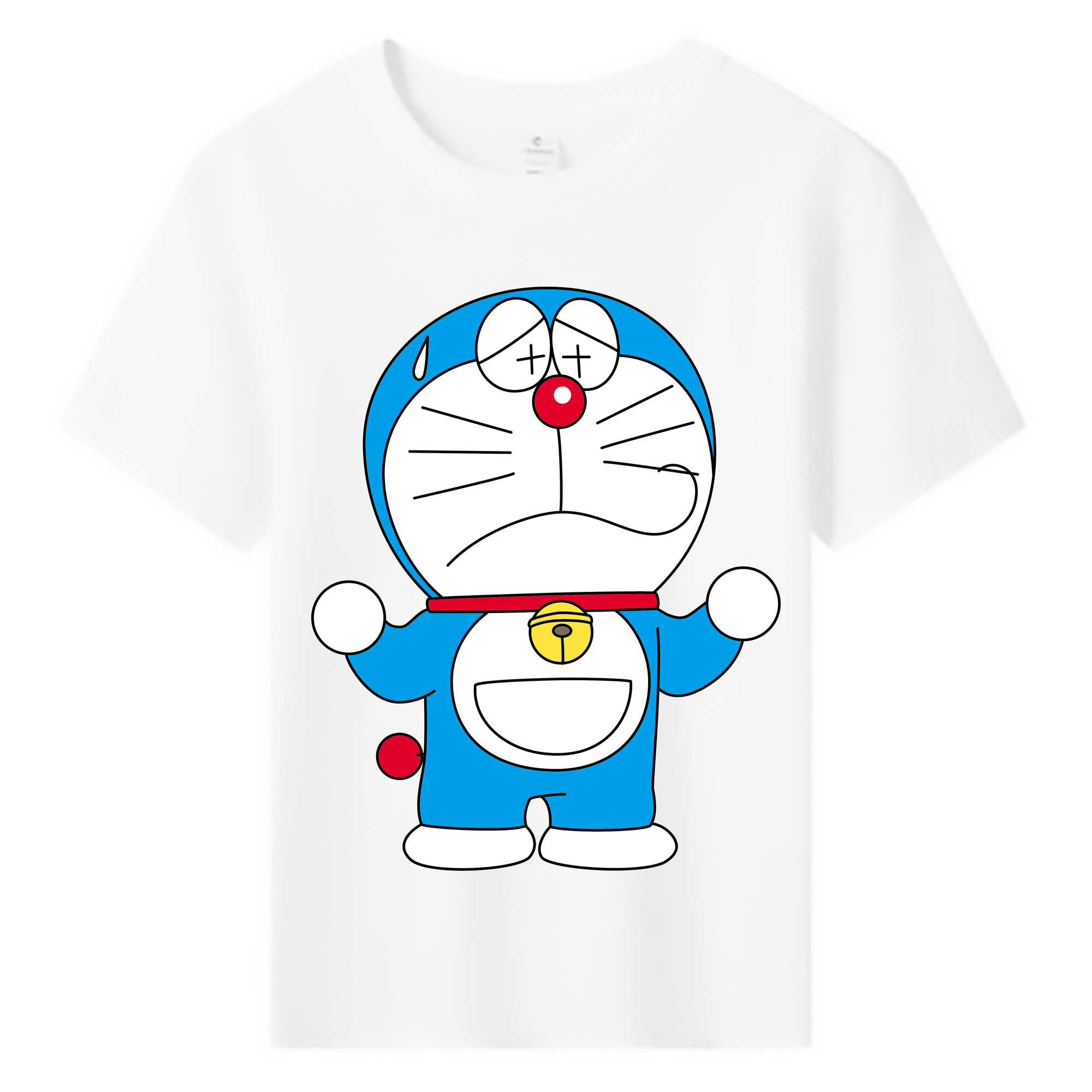 （画像用） ドラえもん Doraemon 綿100％キッズTシャツ（フロントプリント）