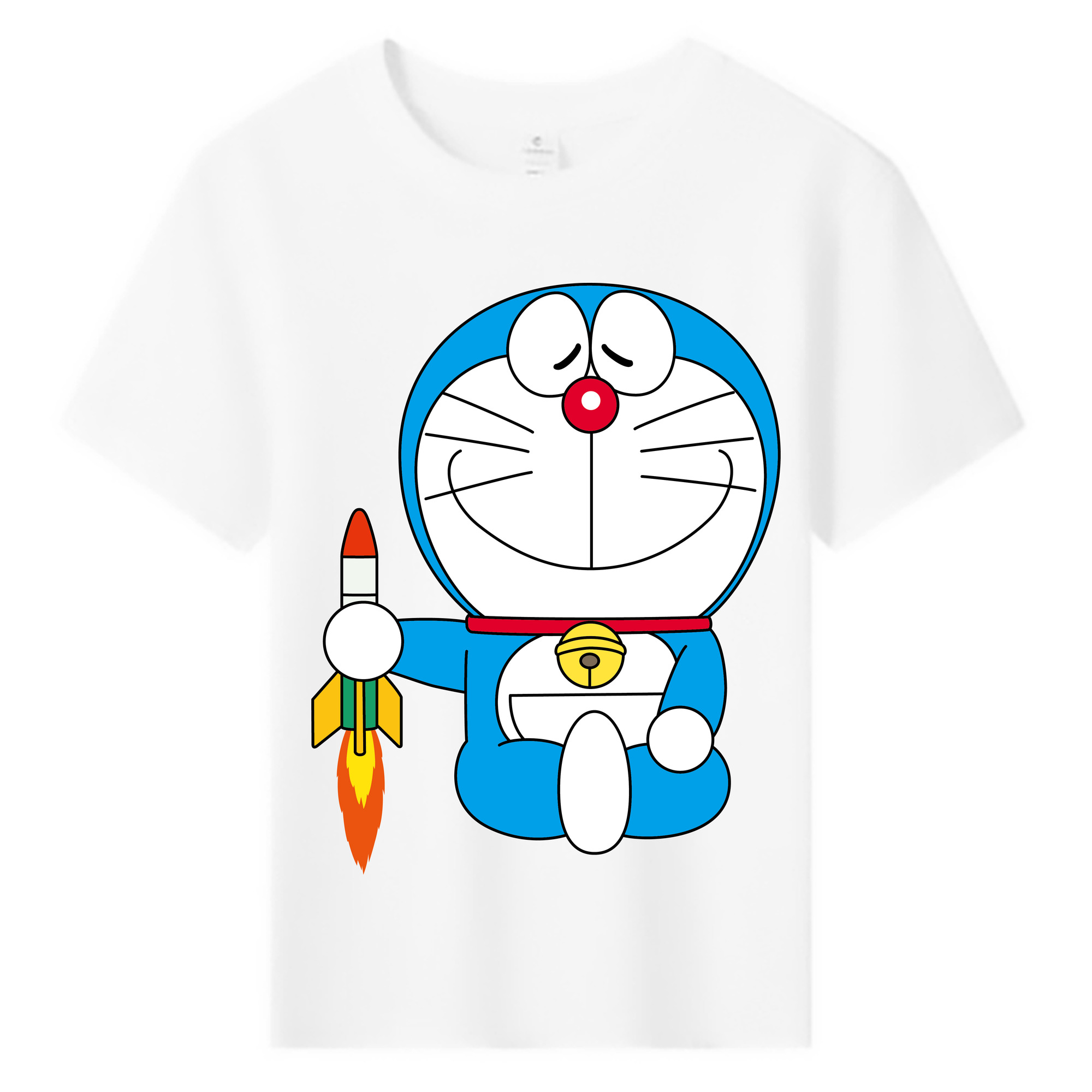 （画像用） ドラえもん Doraemon 綿100％キッズTシャツ（フロントプリント）
