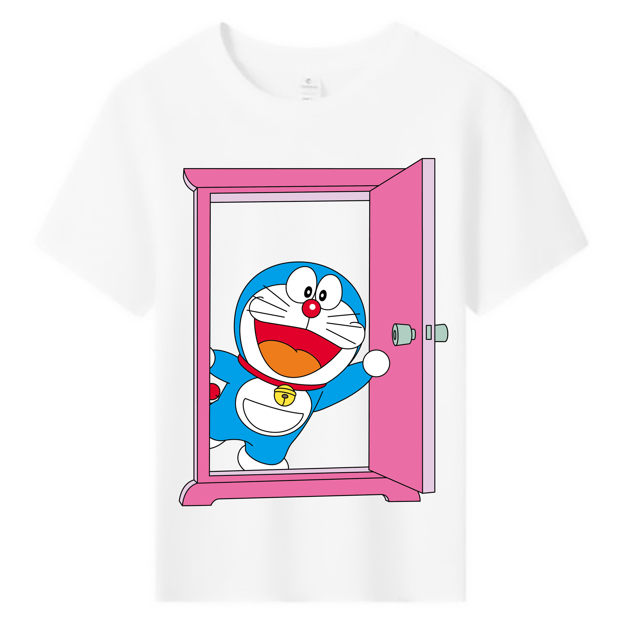 （画像用） ドラえもん Doraemon 綿100％キッズTシャツ（フロントプリント）
