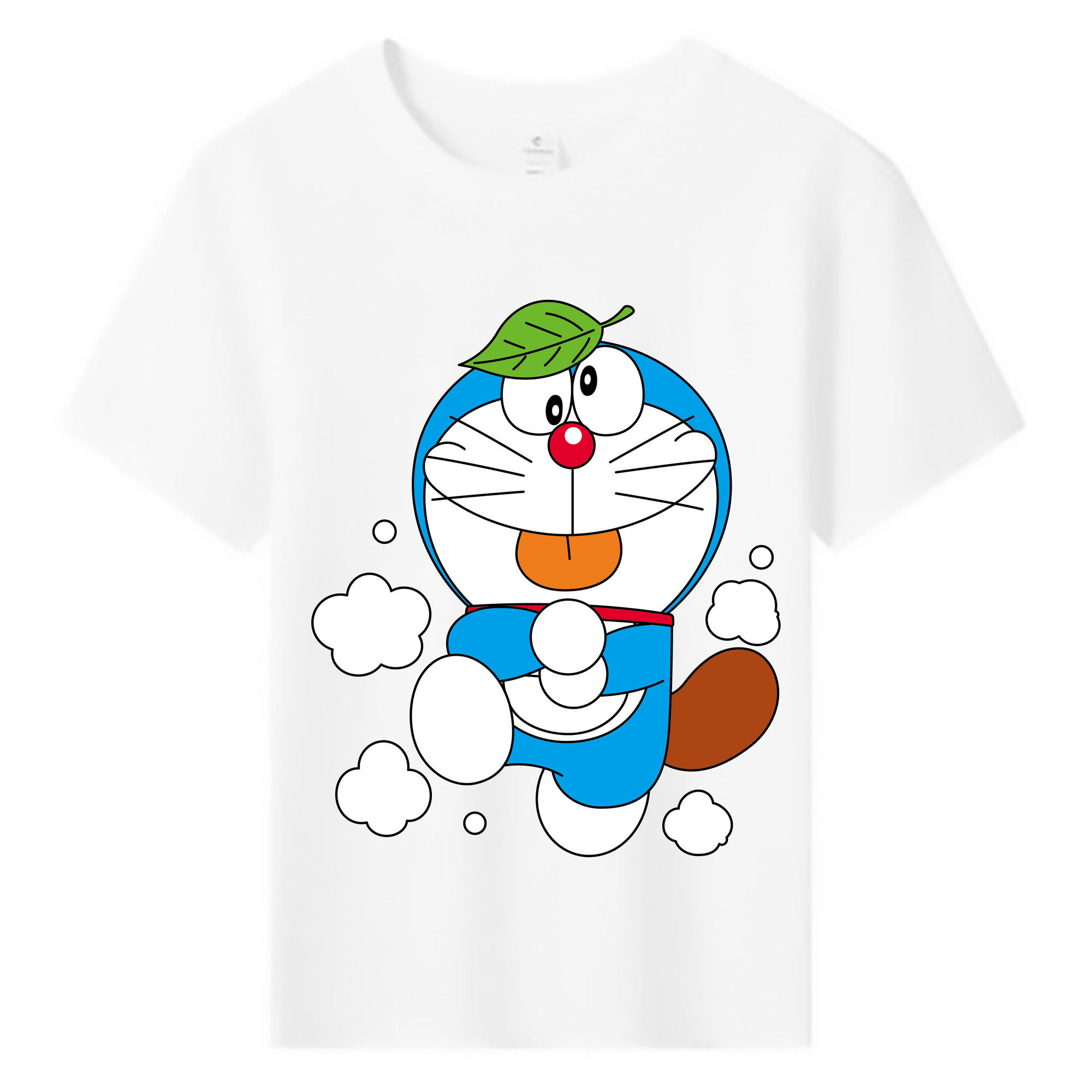 （画像用） ドラえもん Doraemon 綿100％キッズTシャツ（フロントプリント）