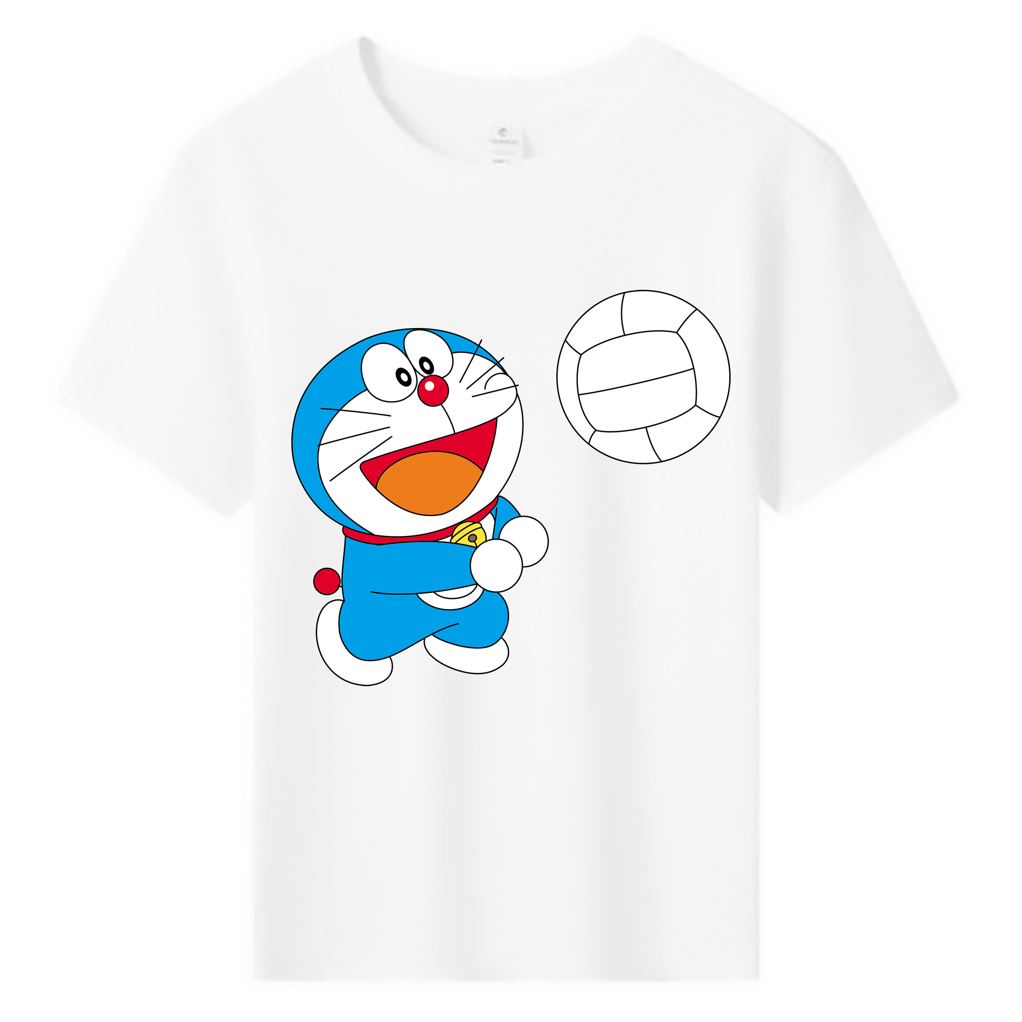 （画像用） ドラえもん Doraemon 綿100％キッズTシャツ（フロントプリント）