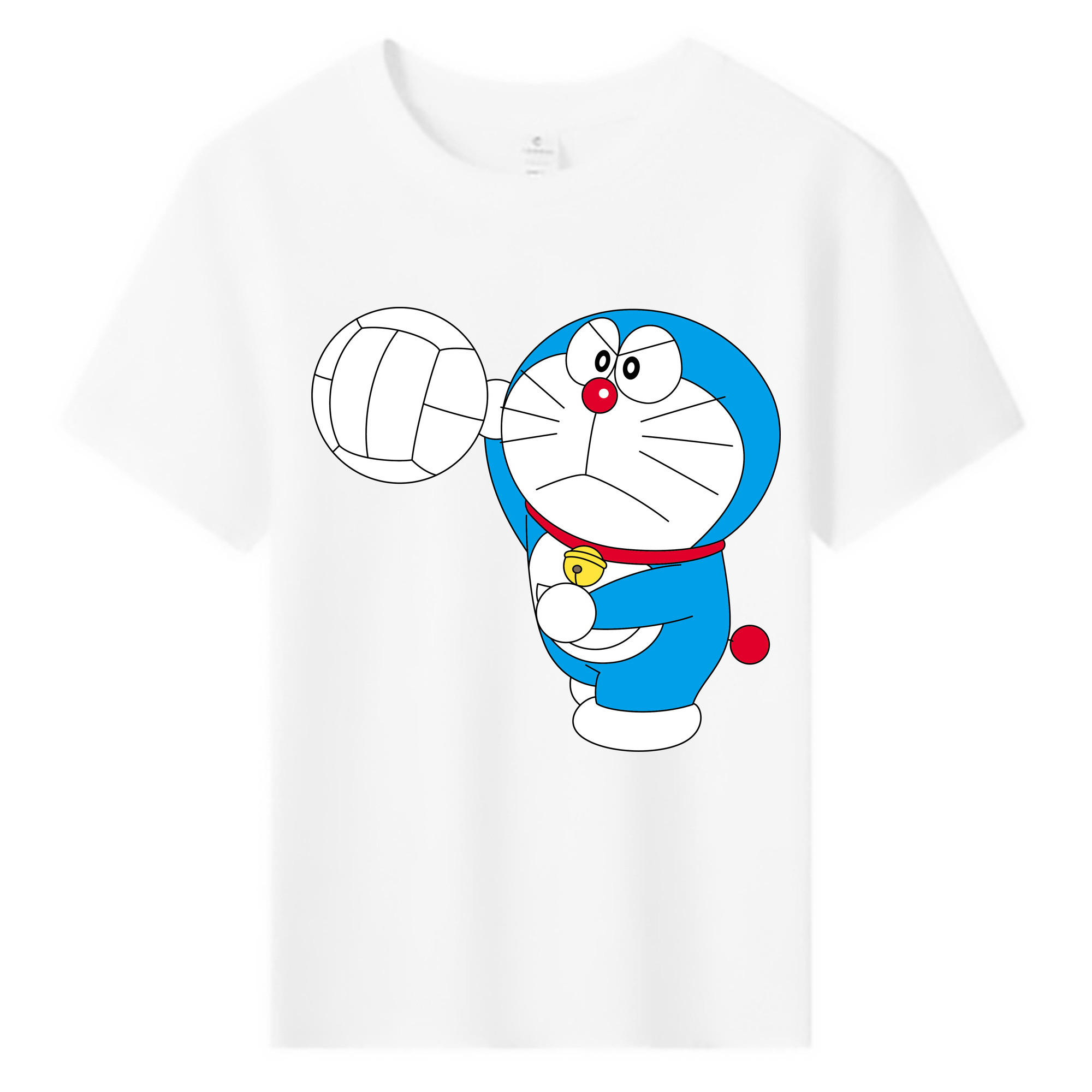 （画像用） ドラえもん Doraemon 綿100％キッズTシャツ（フロントプリント）