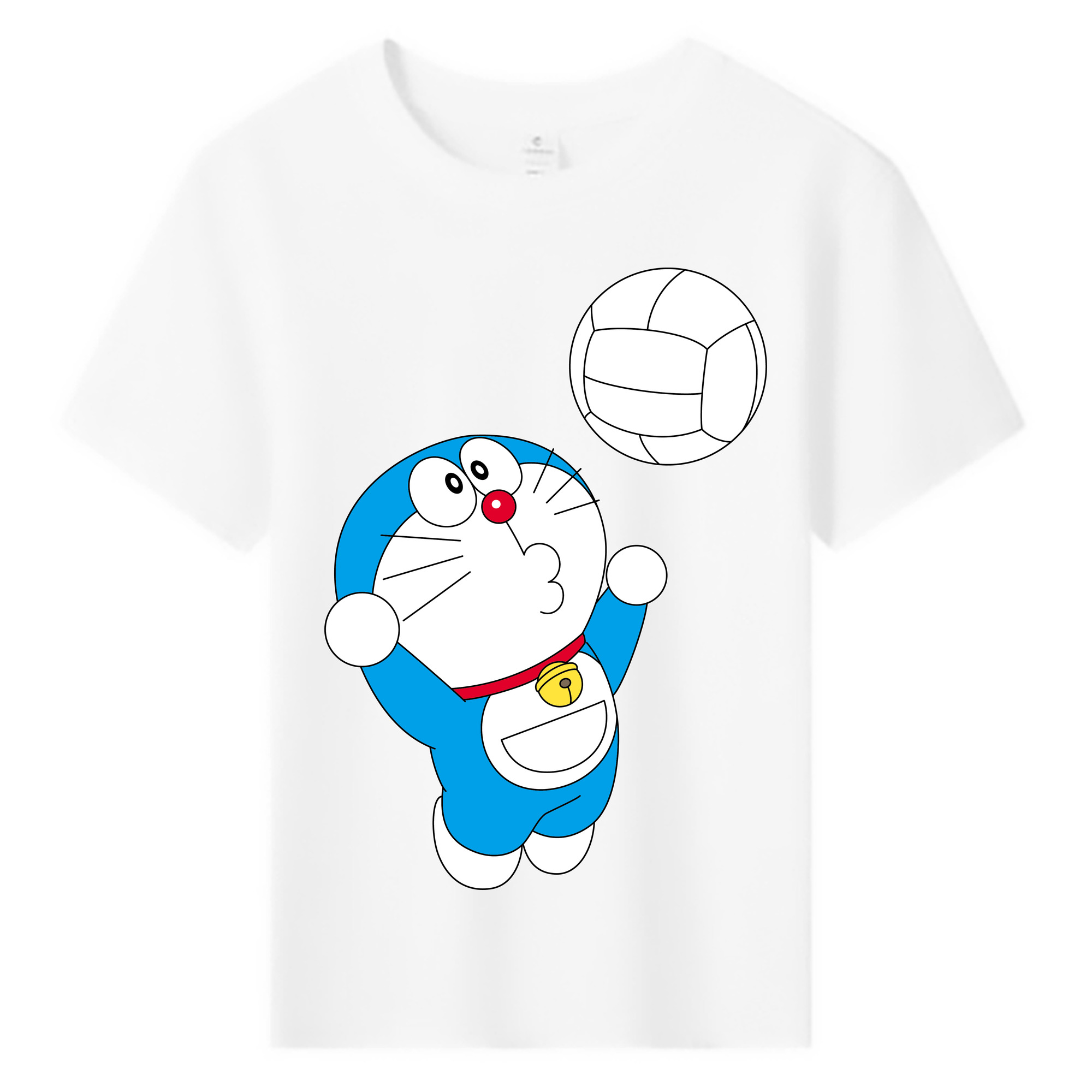 （画像用） ドラえもん Doraemon 綿100％キッズTシャツ（フロントプリント）