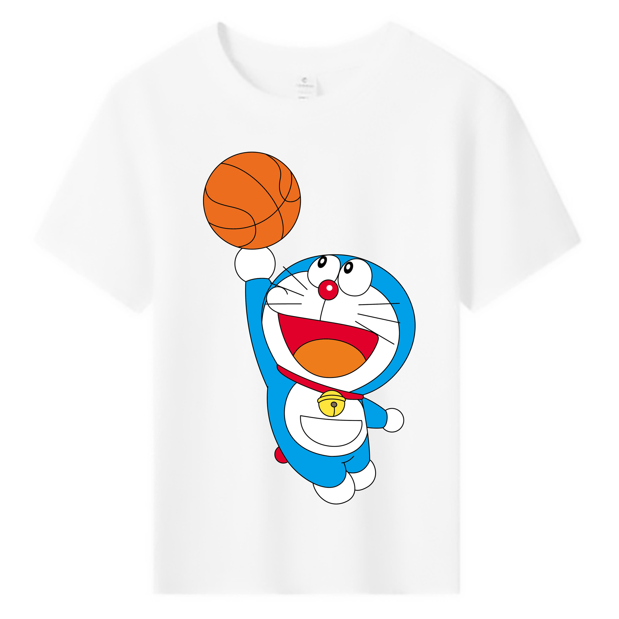 （画像用） ドラえもん Doraemon 綿100％キッズTシャツ（フロントプリント）